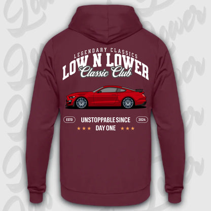 Hoodie Mustang 2020 - personalisierbar Standard Hoodie Burgundy