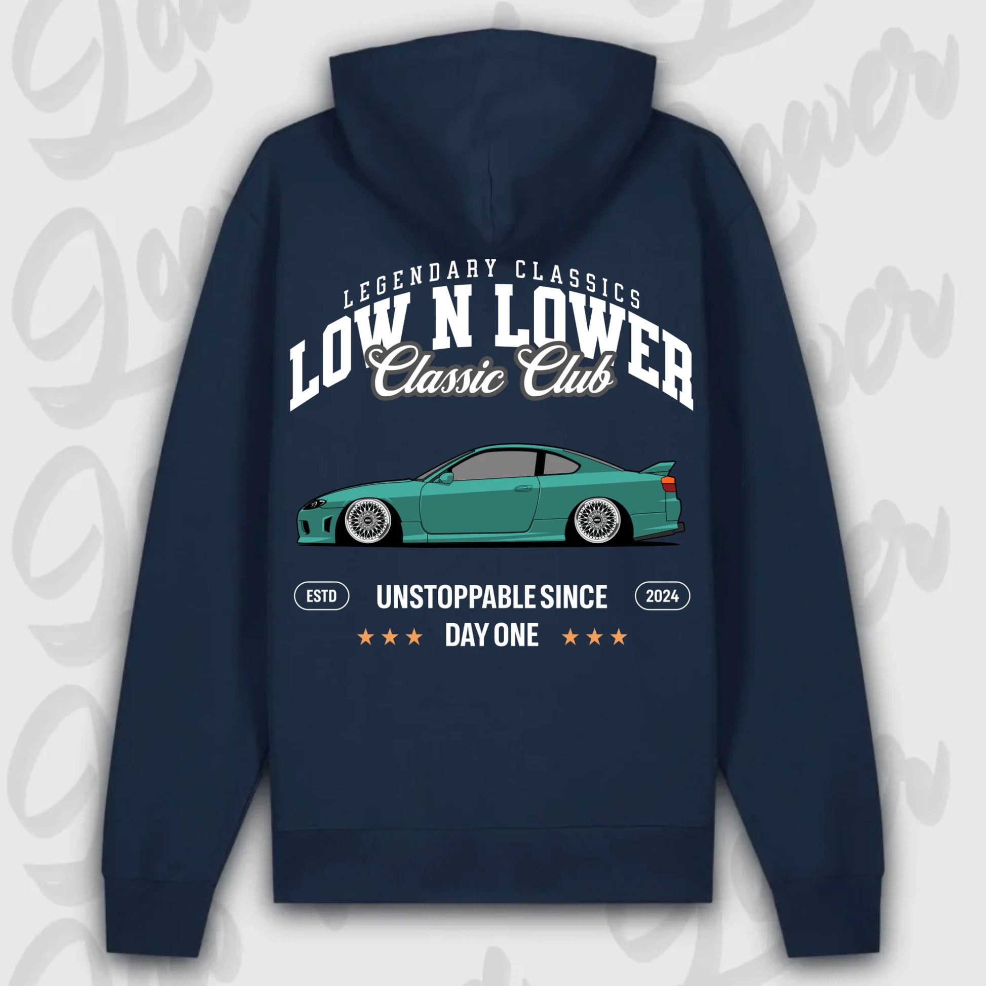Hoodie Silvia S15 - personalisierbar Premium Hoodie French-Navy