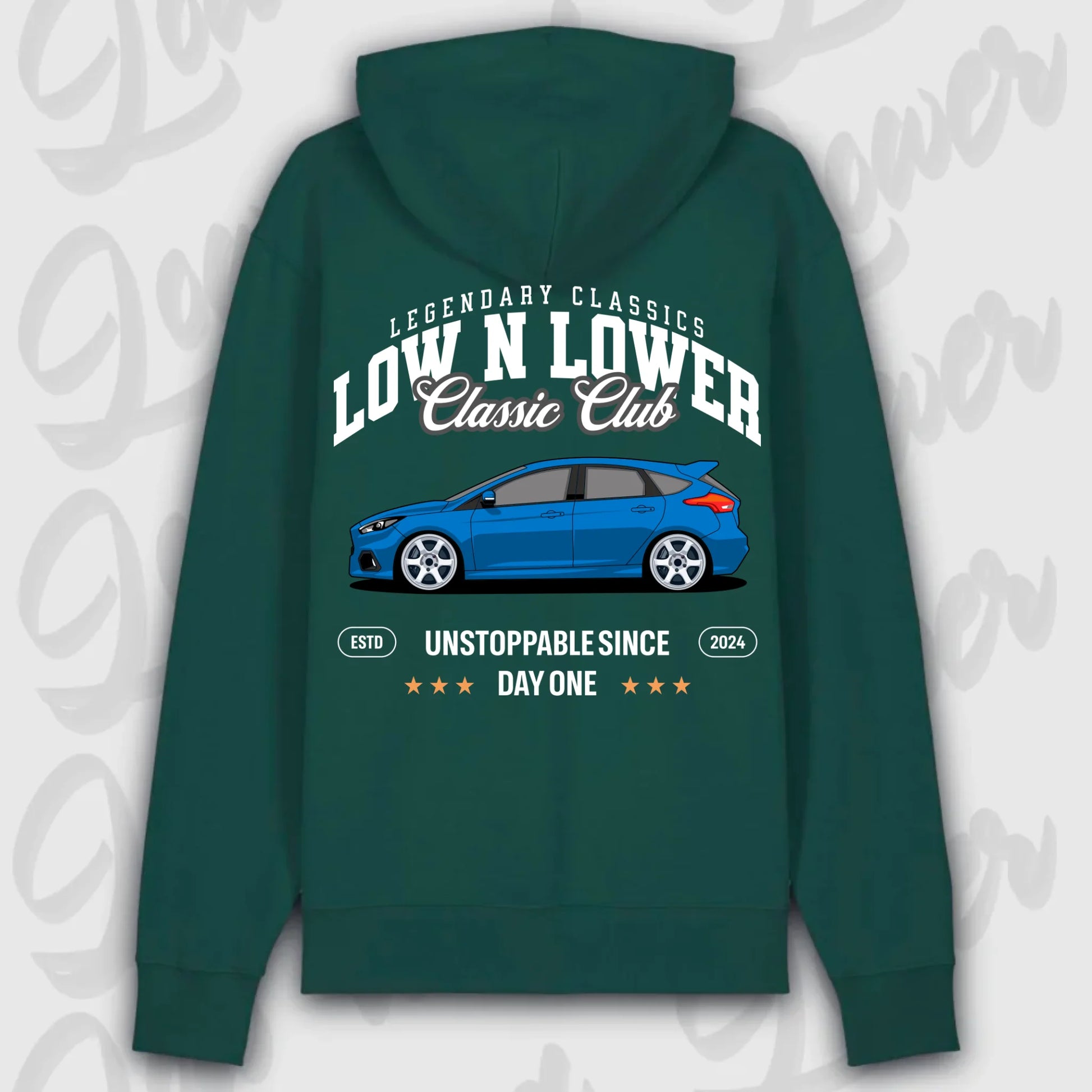 Hoodie Focus Mk 3 - personalisierbar Premium Hoodie Glazed-Green