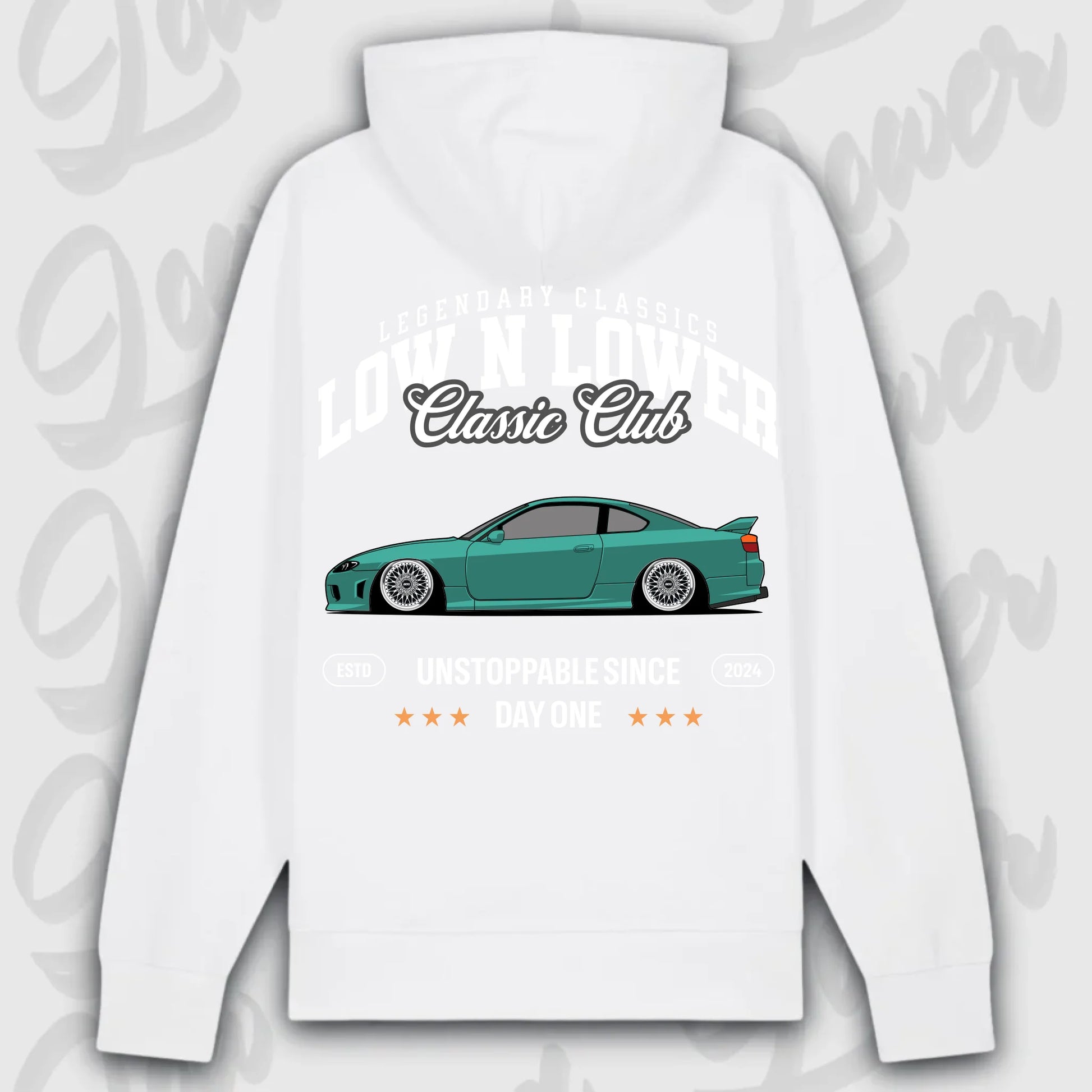Hoodie Silvia S15 - personalisierbar Premium Hoodie White
