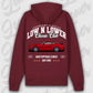 Hoodie Mustang 2020 - personalisierbar Premium Hoodie Burgundy