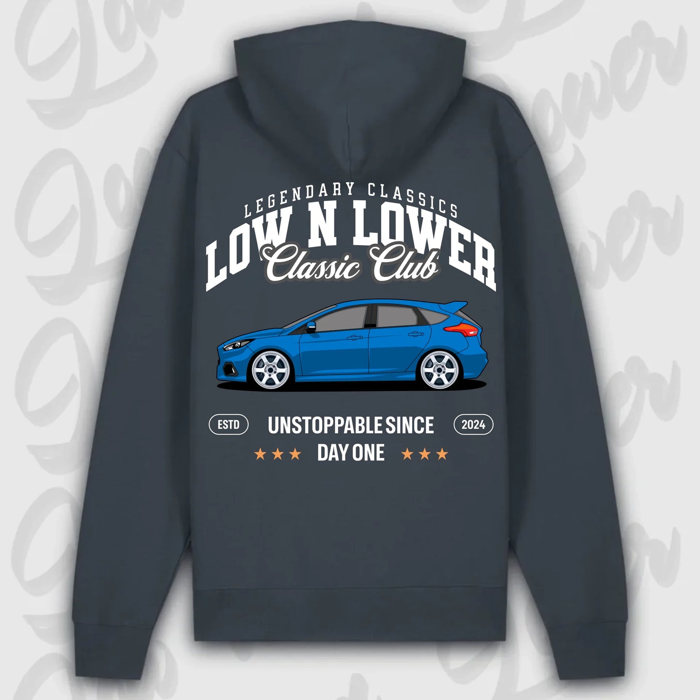 Hoodie Focus Mk 3 - personalisierbar Premium Hoodie India-Ink-Grey