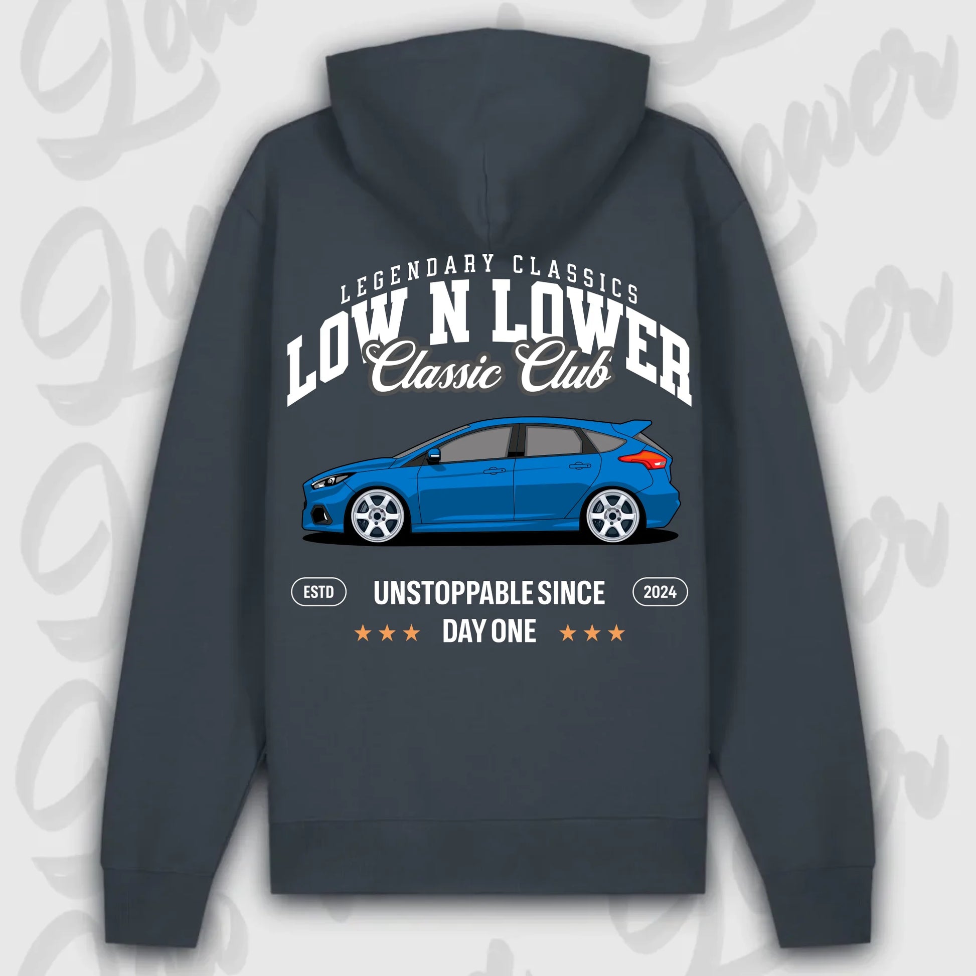 Hoodie Focus Mk 3 - personalisierbar Premium Hoodie India-Ink-Grey