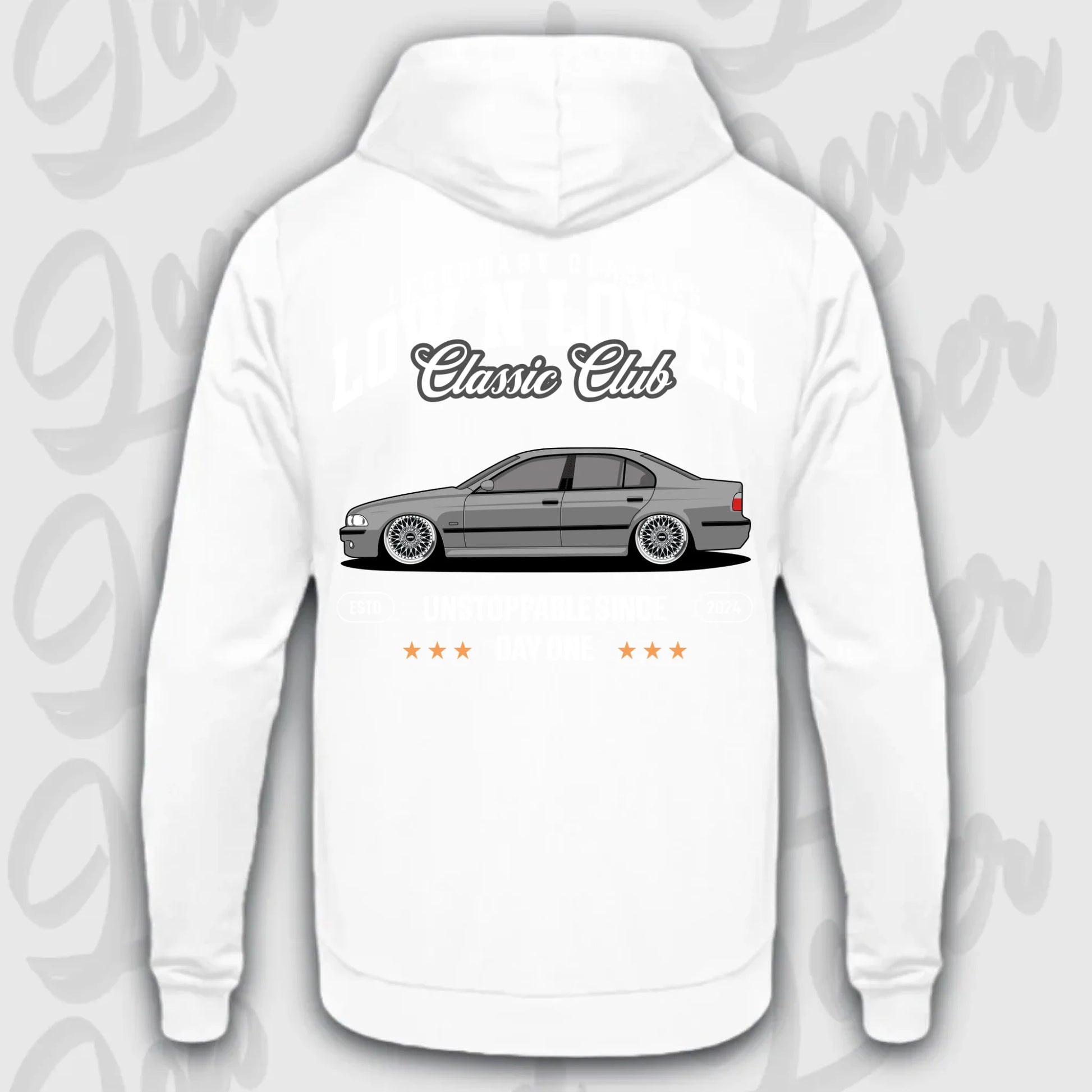 Hoodie E39 - personalisierbar Standard Hoodie Arctic-White