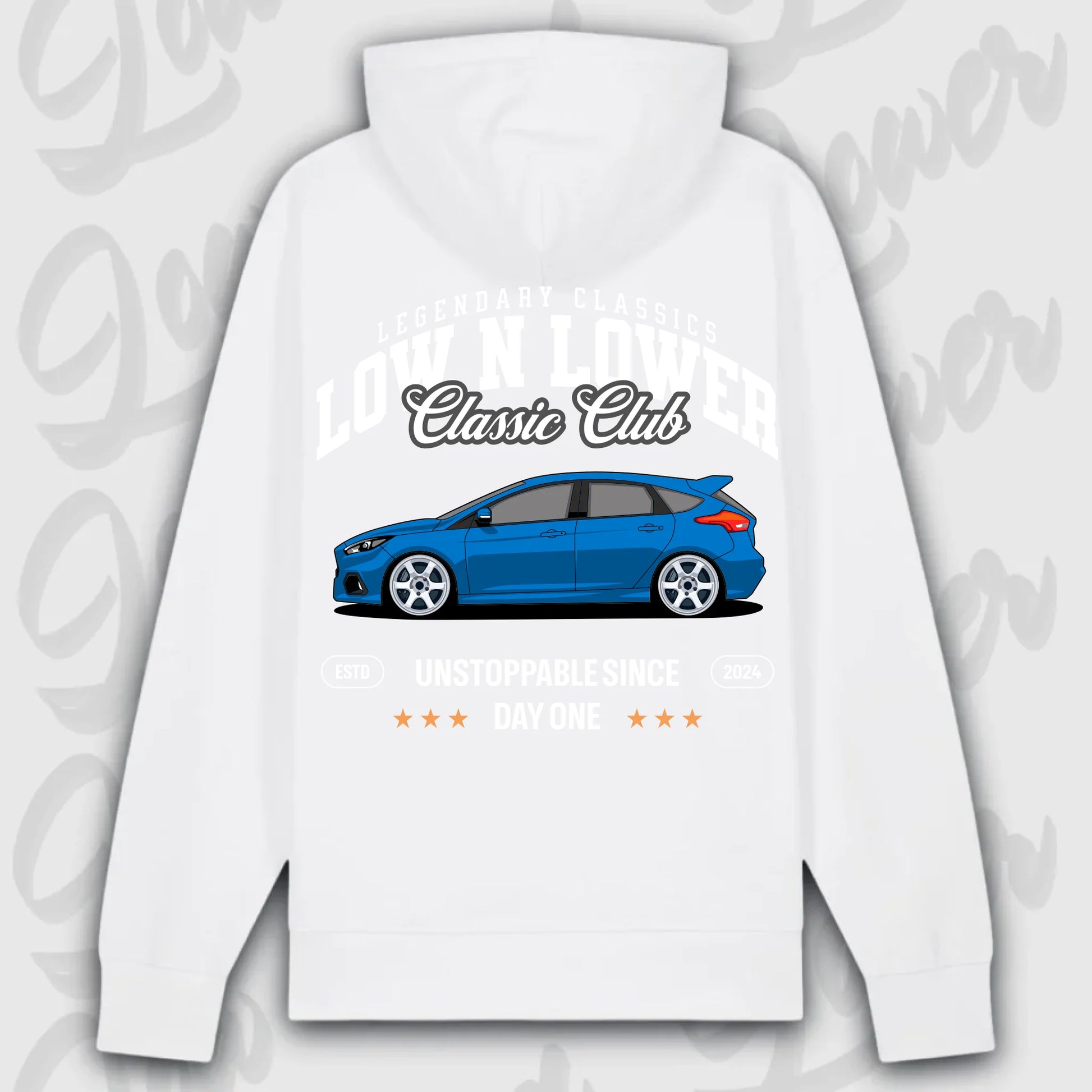 Hoodie Focus Mk 3 - personalisierbar Premium Hoodie White
