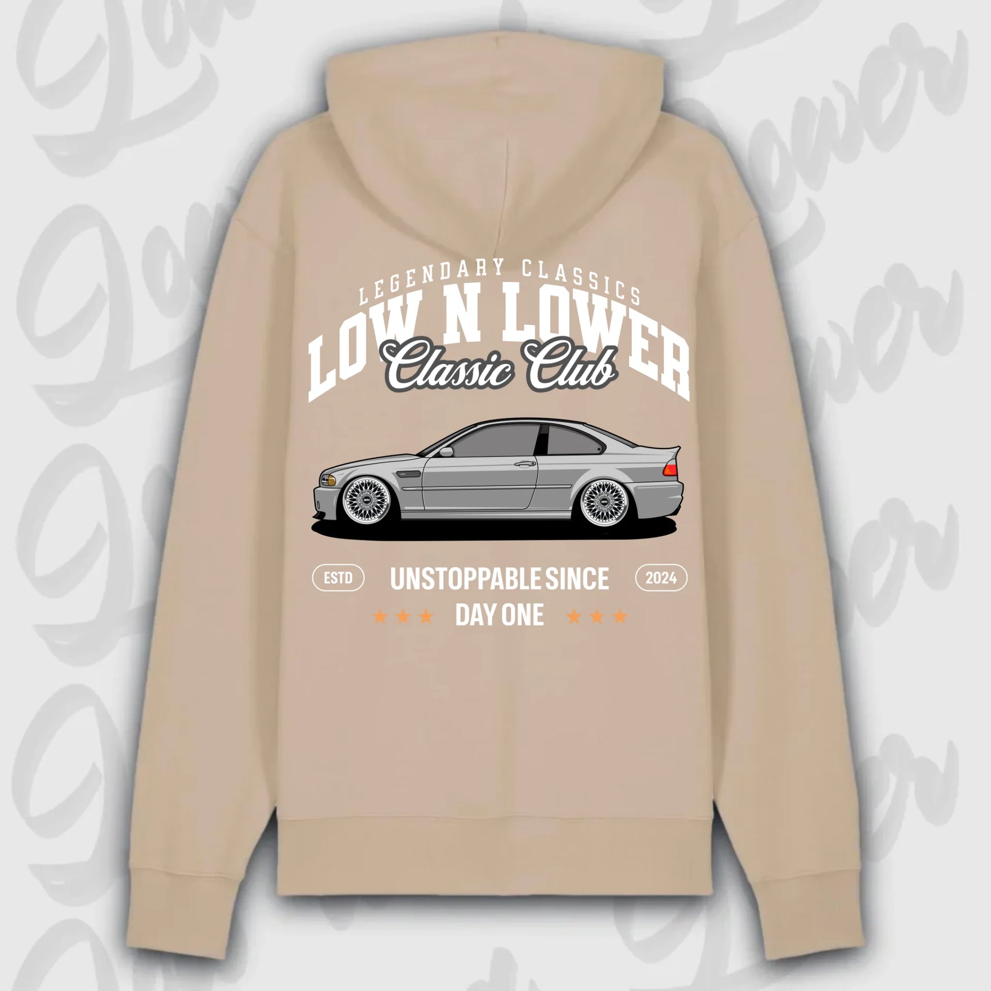 Hoodie M3 E46 - personalisierbar Premium Hoodie Desert-Dust