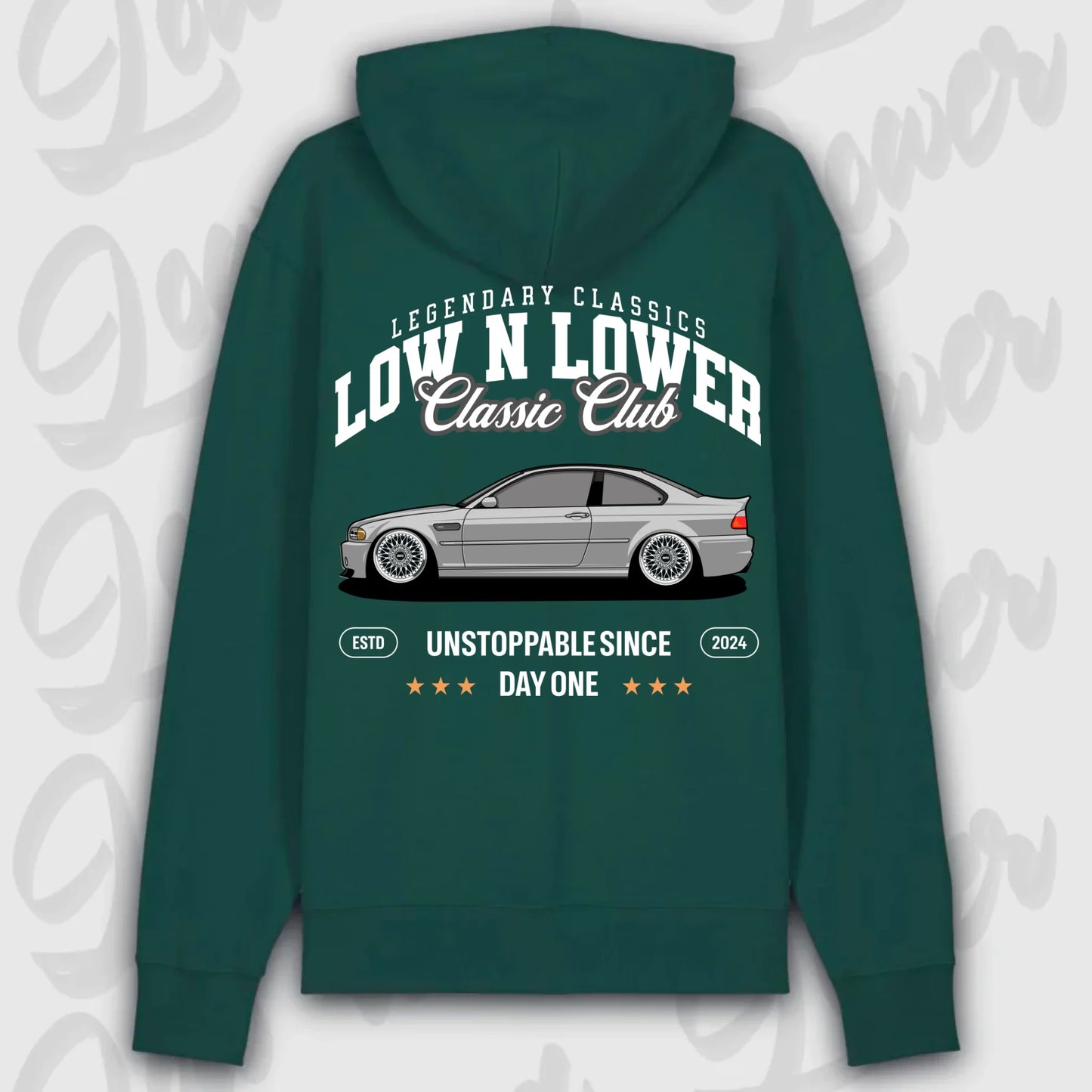 Hoodie M3 E46 - personalisierbar Premium Hoodie Glazed-Green