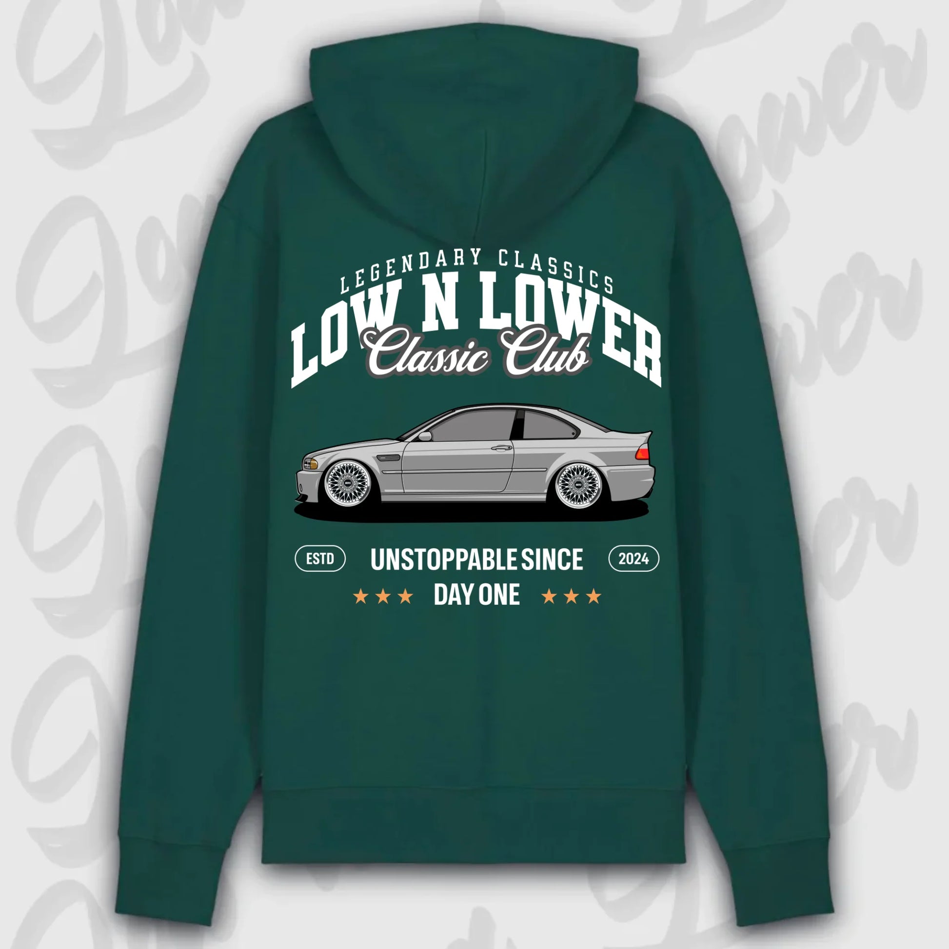 Hoodie M3 E46 - personalisierbar Premium Hoodie Glazed-Green