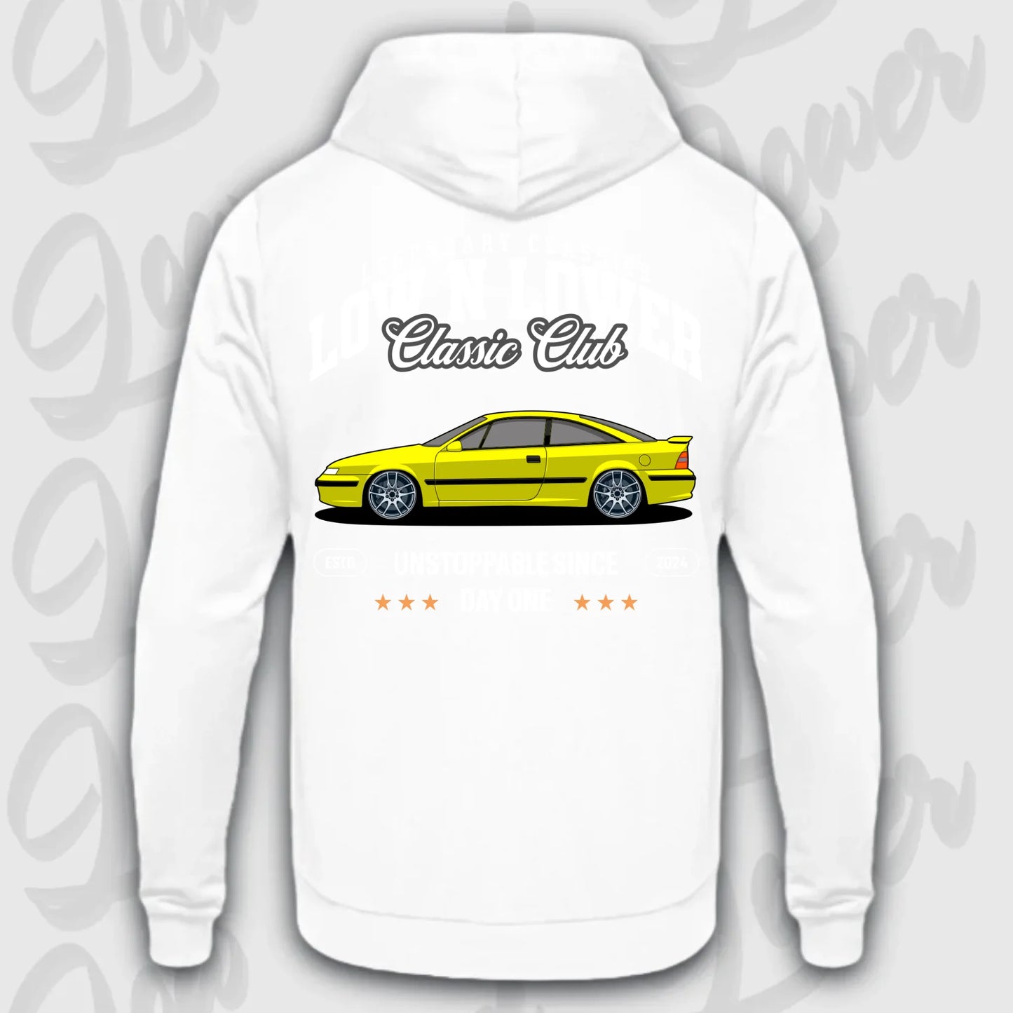 Hoodie Calibra - personalisierbar Standard Hoodie Arctic-White