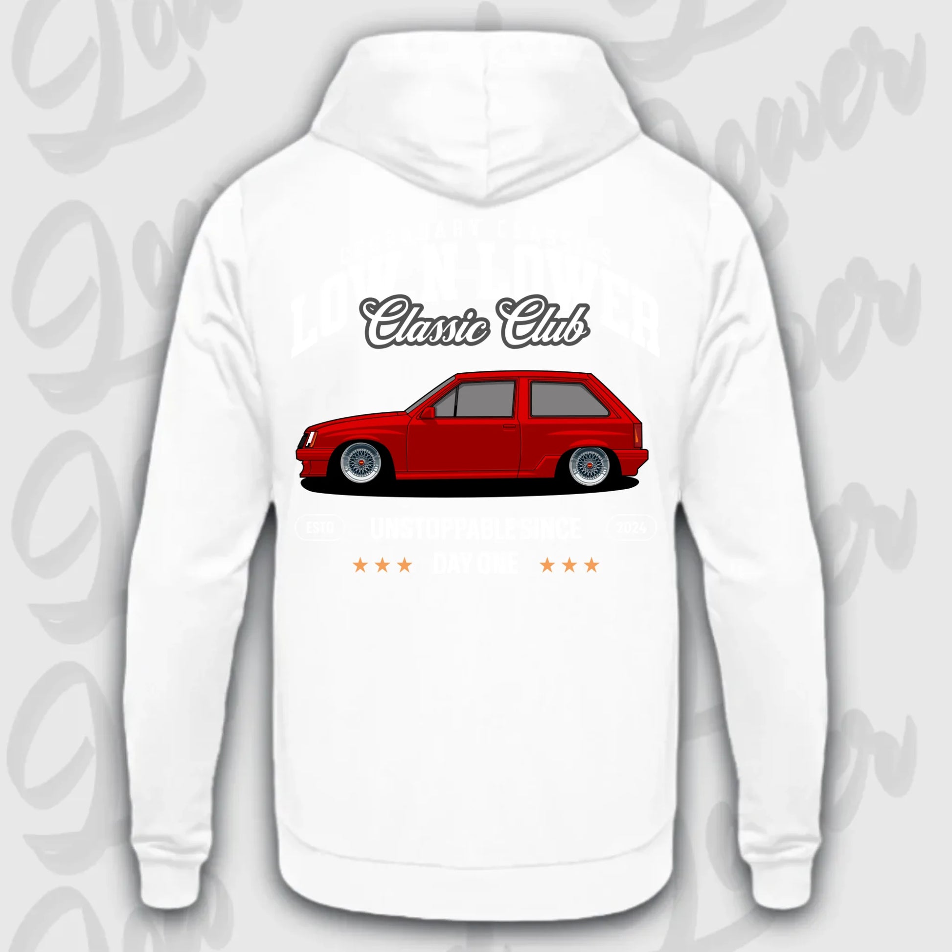 Hoodie Corsa A - personalisierbar Standard Hoodie Arctic-White