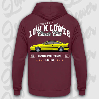 Hoodie Calibra - personalisierbar Standard Hoodie Burgundy