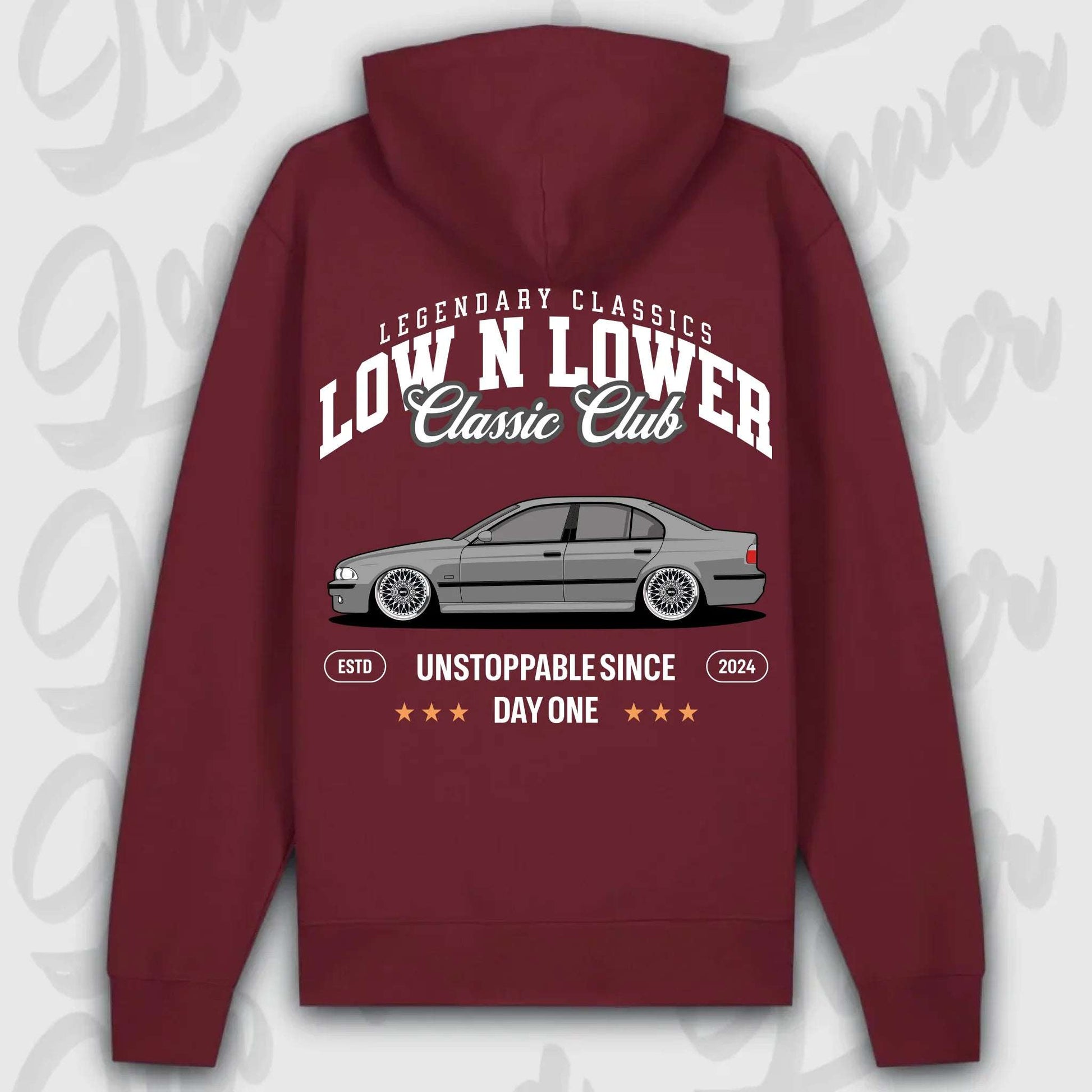 Hoodie E39 - personalisierbar Premium Hoodie Burgundy