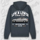 Hoodie M3 E46 - personalisierbar Premium Hoodie India-Ink-Grey