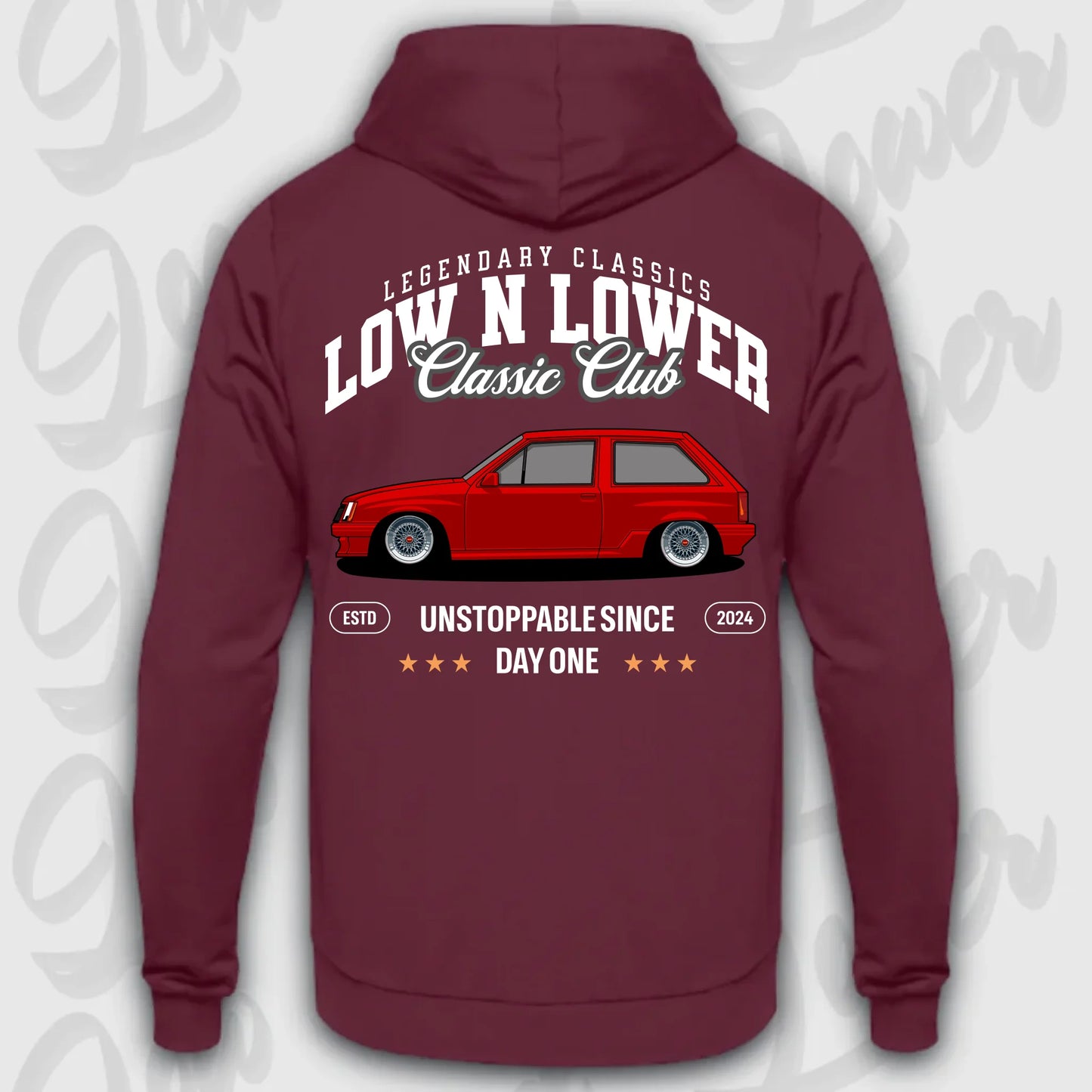 Hoodie Corsa A - personalisierbar Standard Hoodie Burgundy