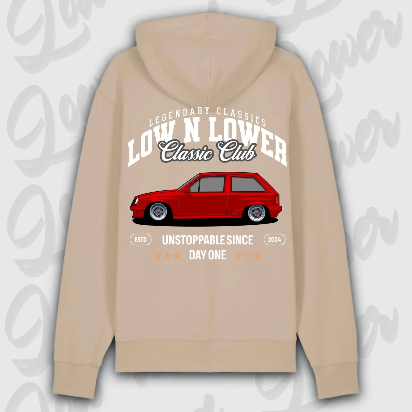 Hoodie Corsa A - personalisierbar Premium Hoodie Desert-Dust