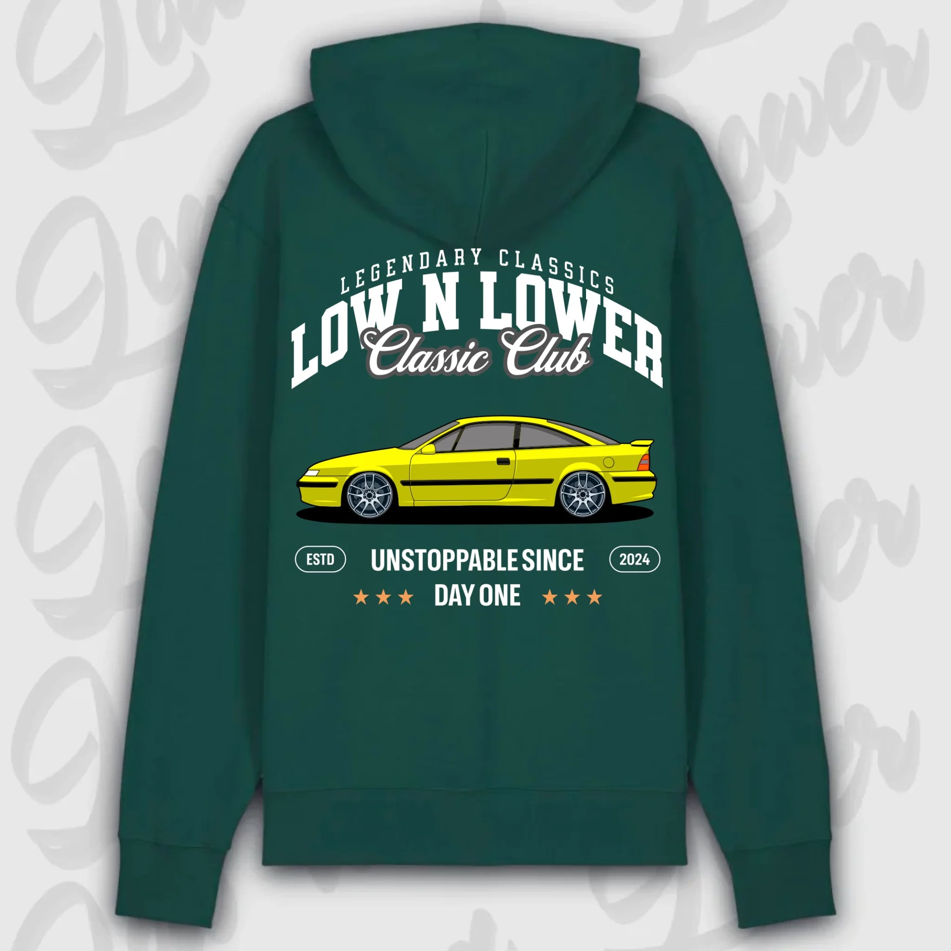 Hoodie Calibra - personalisierbar Premium Hoodie Glazed-Green