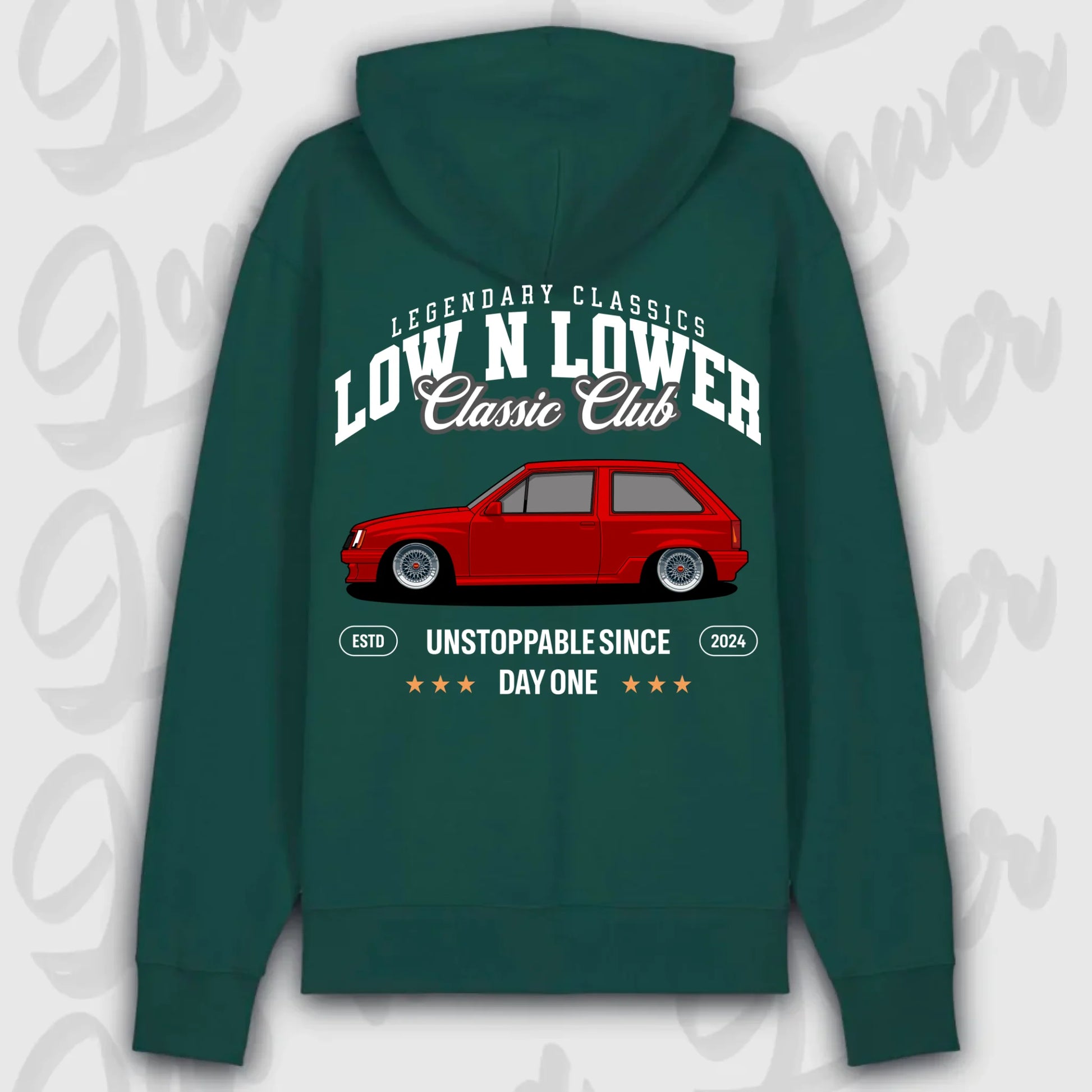 Hoodie Corsa A - personalisierbar Premium Hoodie Glazed-Green