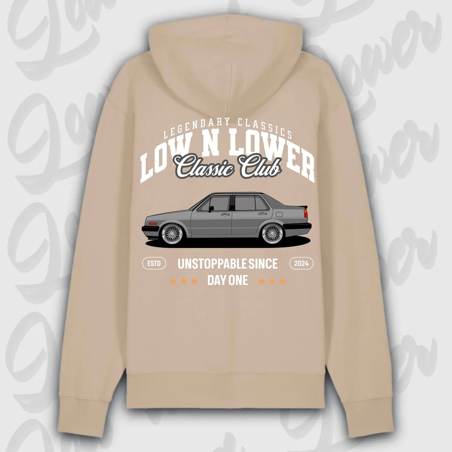 Hoodie Jetta 2 - personalisierbar Premium Hoodie Desert-Dust