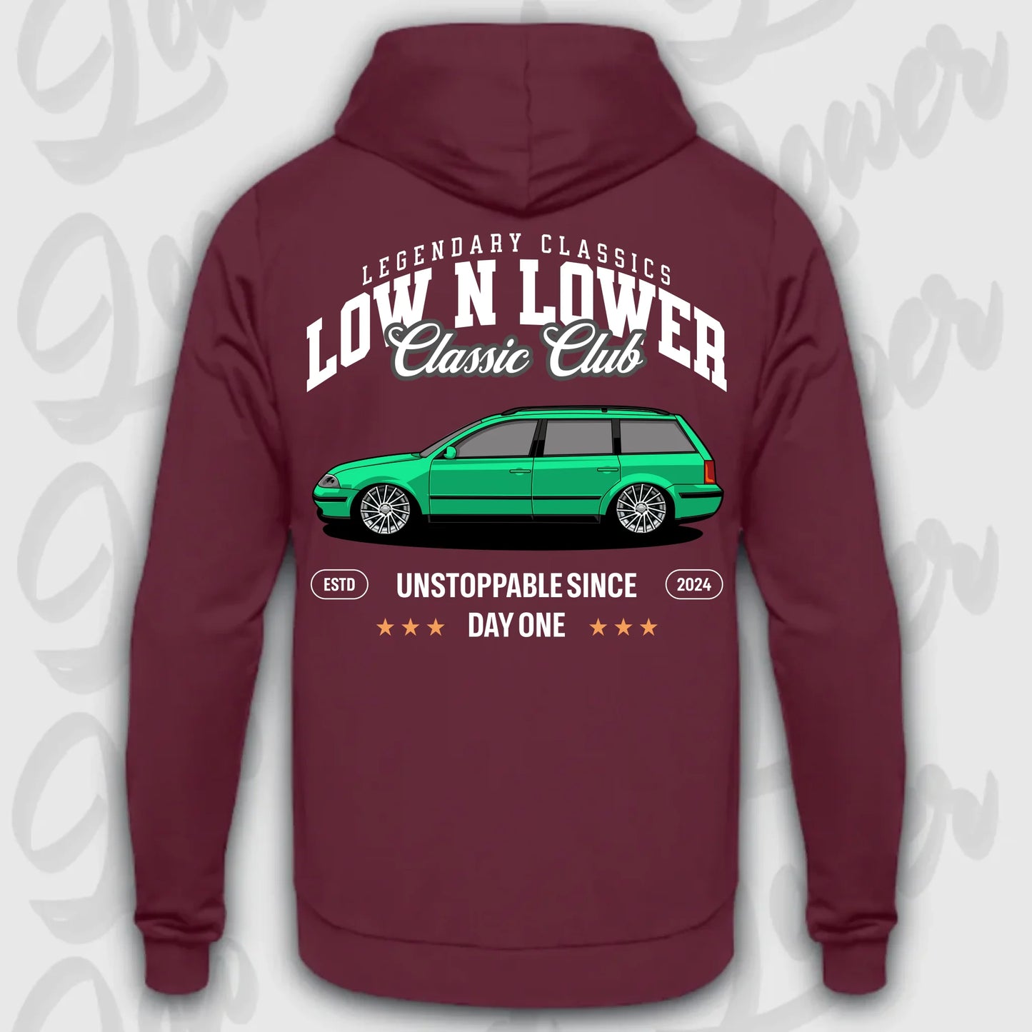 Hoodie Passat 3 BG - personalisierbar Standard Hoodie Burgundy