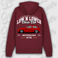 Hoodie Corsa A - personalisierbar Premium Hoodie Burgundy
