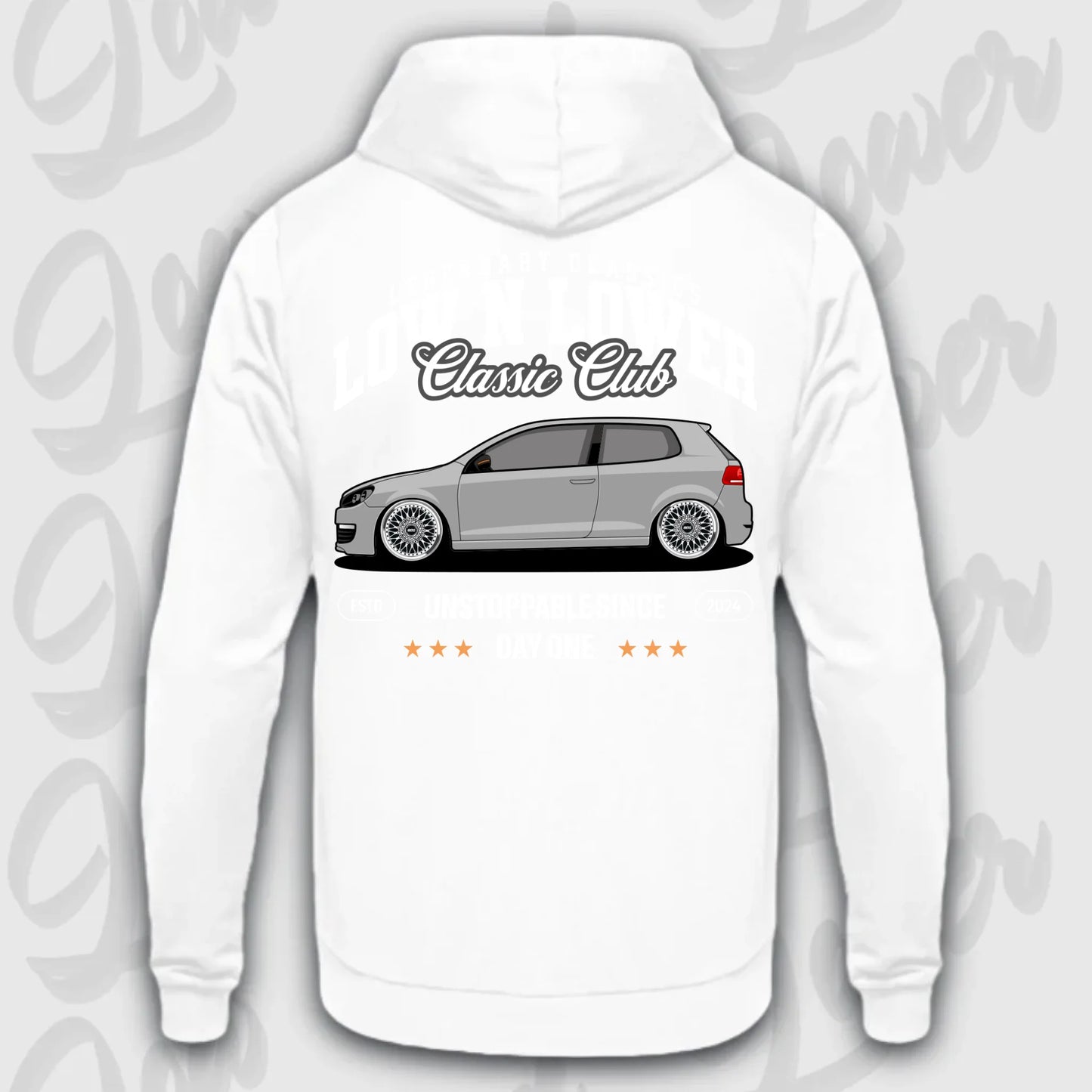 Hoodie MK6 - personalisierbar Standard Hoodie Arctic-White