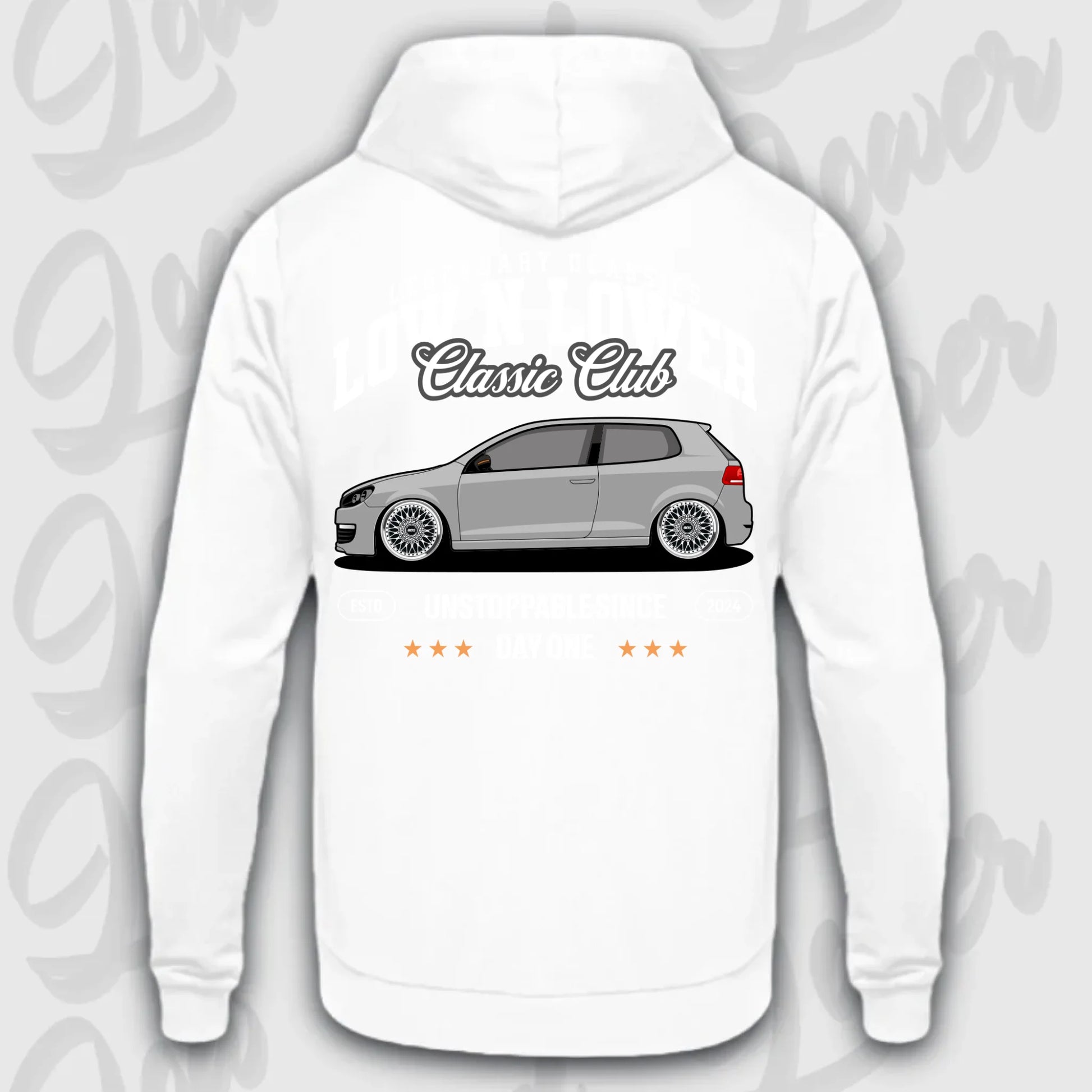 Hoodie MK6 - personalisierbar Standard Hoodie Arctic-White