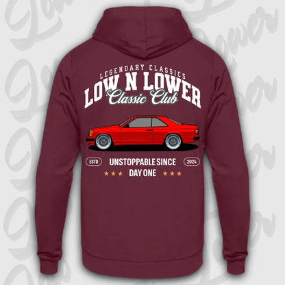 Hoodie w125 Coupe - personalisierbar Standard Hoodie Burgundy