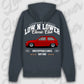 Hoodie Corsa A - personalisierbar Premium Hoodie India-Ink-Grey