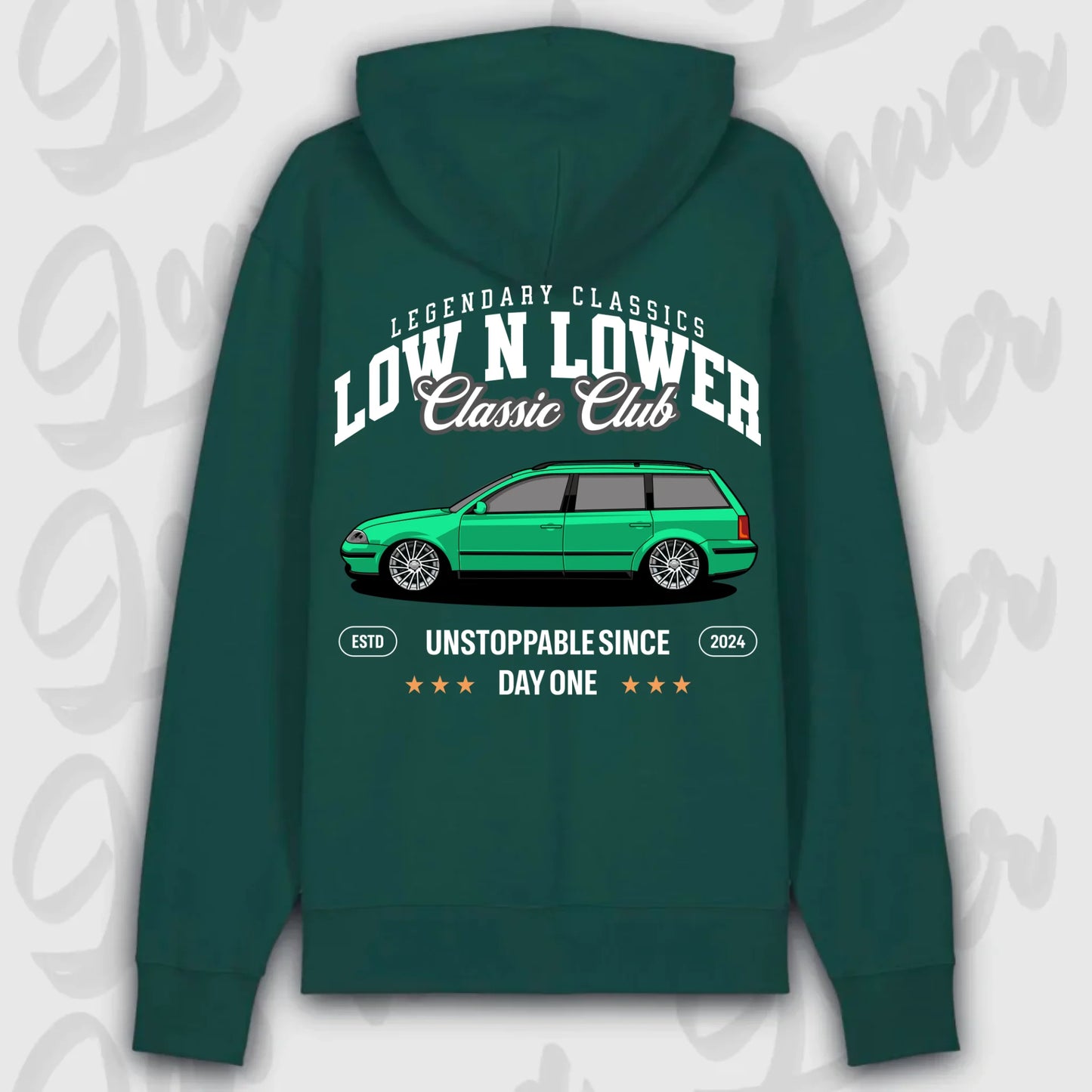 Hoodie Passat 3 BG - personalisierbar Premium Hoodie Glazed-Green