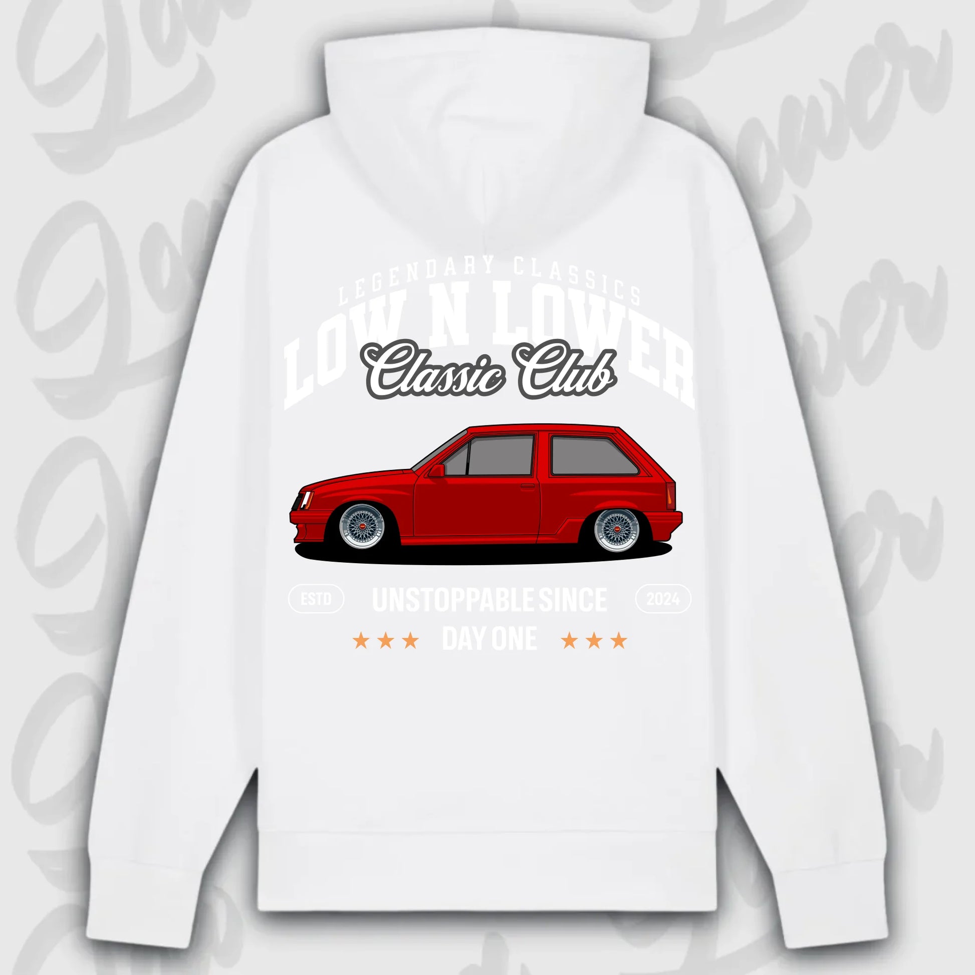 Hoodie Corsa A - personalisierbar Premium Hoodie White