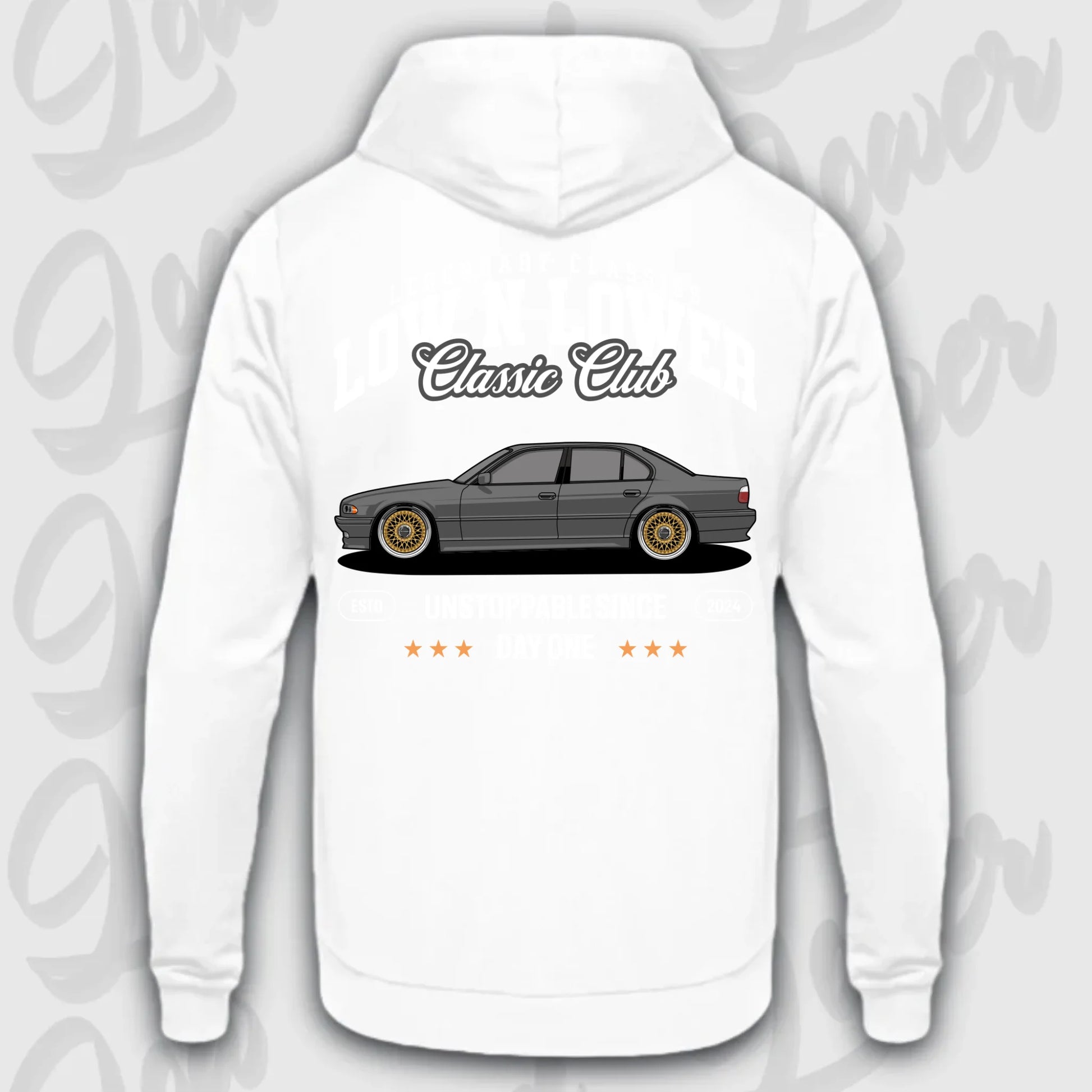 Hoodie E38 - personalisierbar Standard Hoodie Arctic-White