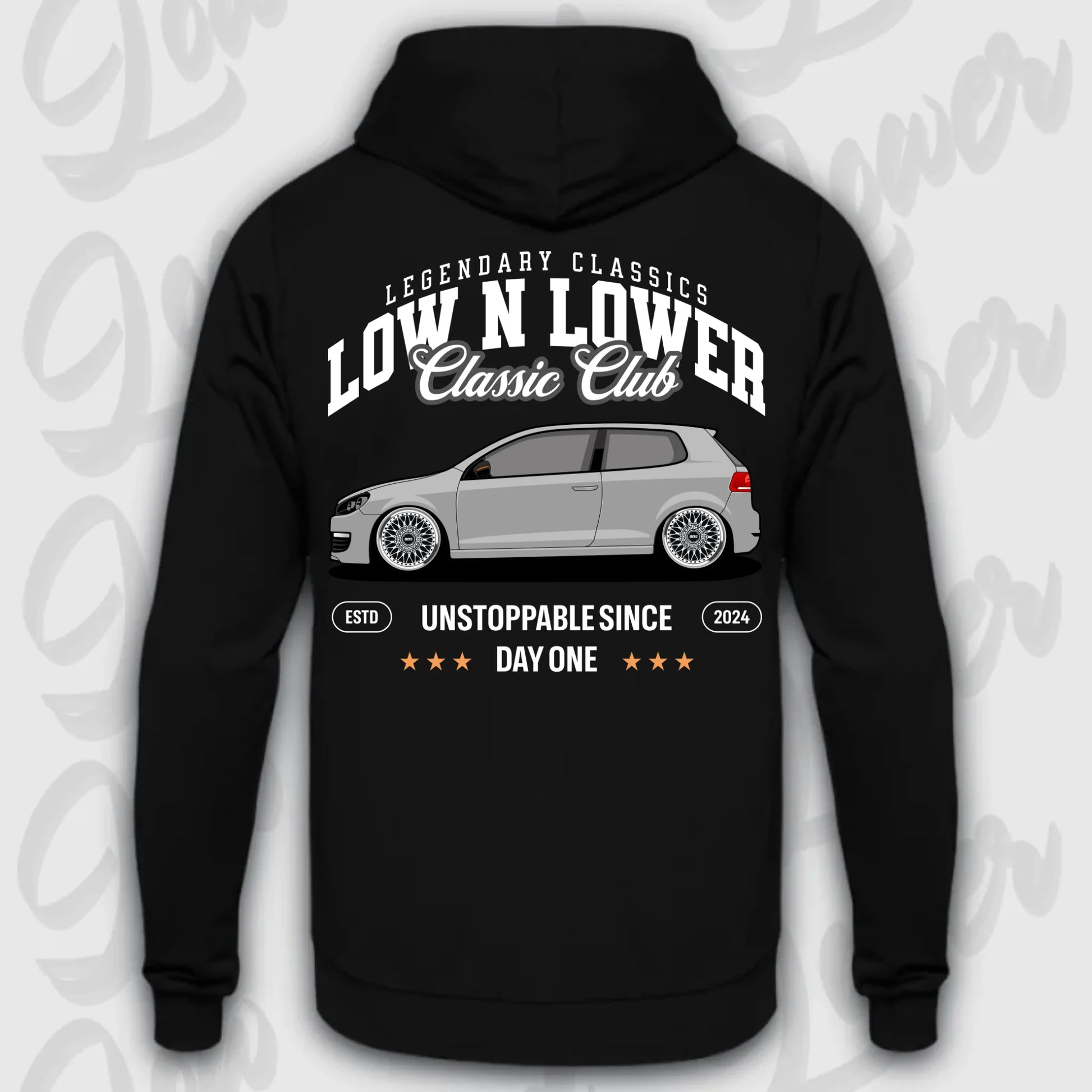 Hoodie MK6 - personalisierbar Standard Hoodie Deep-Black