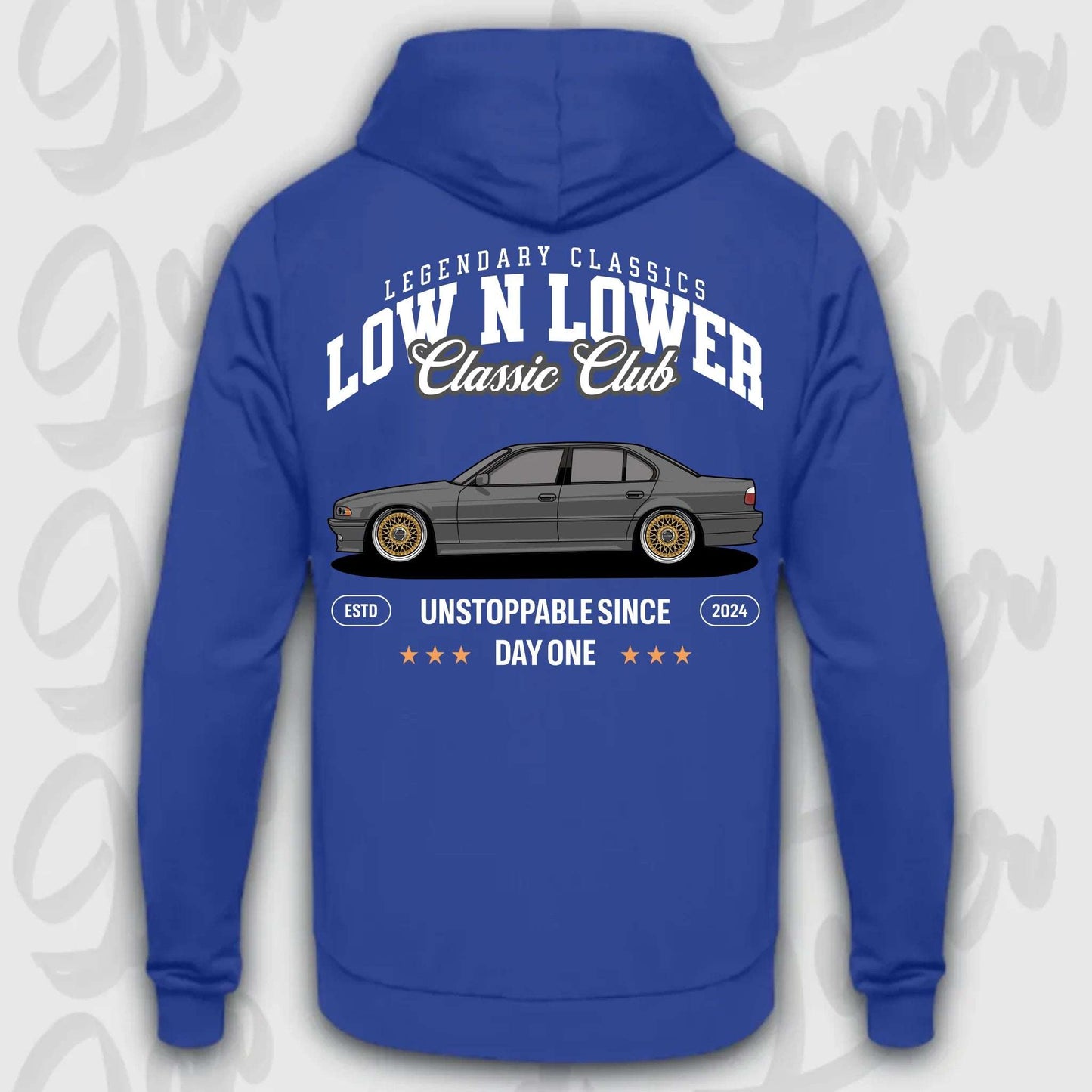 Hoodie E38 - personalisierbar Standard Hoodie Royal-Blue