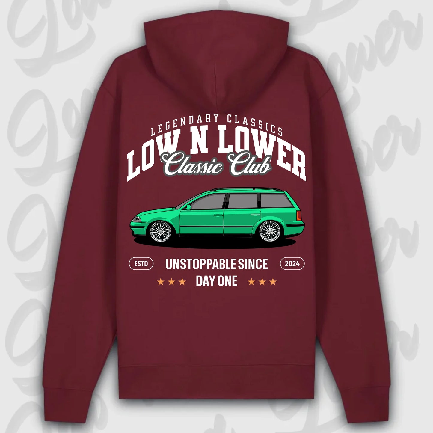 Hoodie Passat 3 BG - personalisierbar Premium Hoodie Burgundy