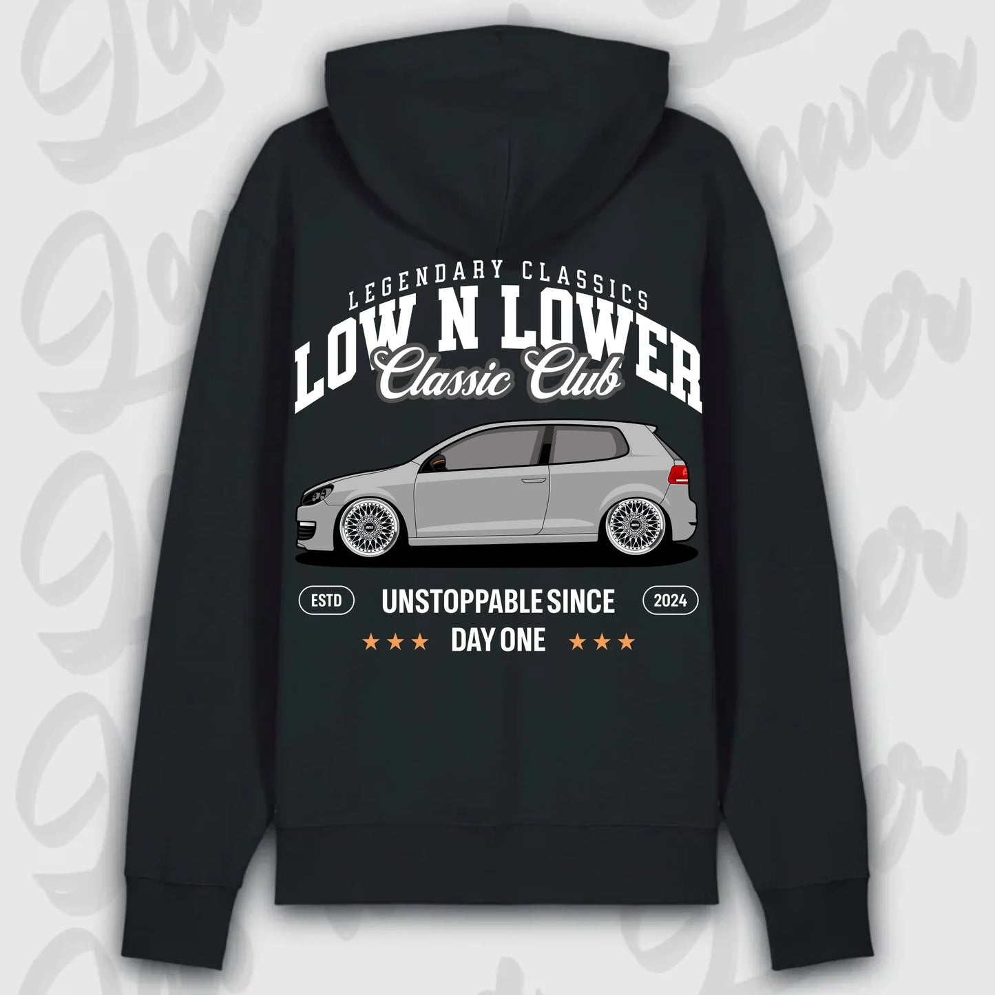 Hoodie MK6 - personalisierbar Premium Hoodie Black