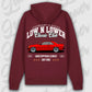 Hoodie w125 Coupe - personalisierbar Premium Hoodie Burgundy