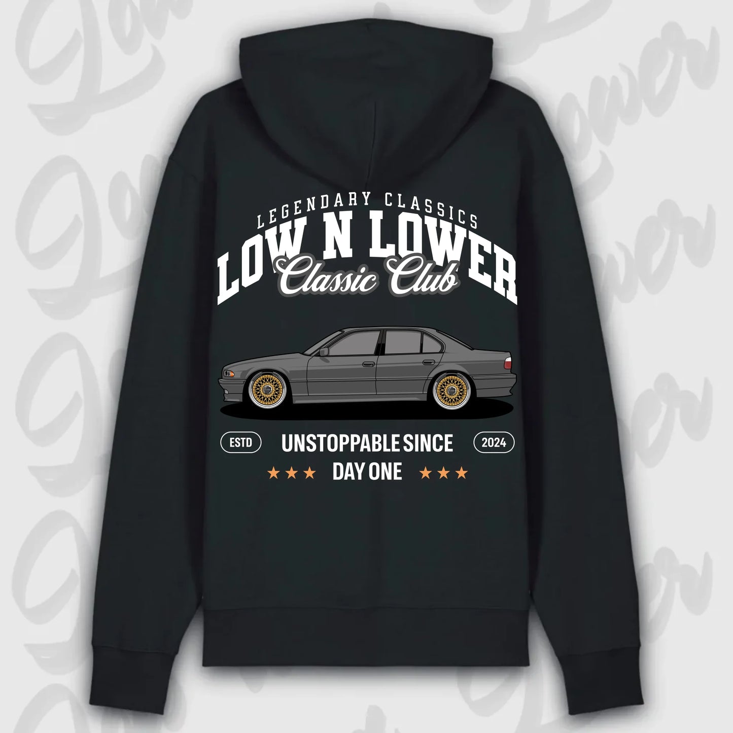 Hoodie E38 - personalisierbar Premium Hoodie Black