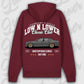Hoodie E38 - personalisierbar Premium Hoodie Burgundy