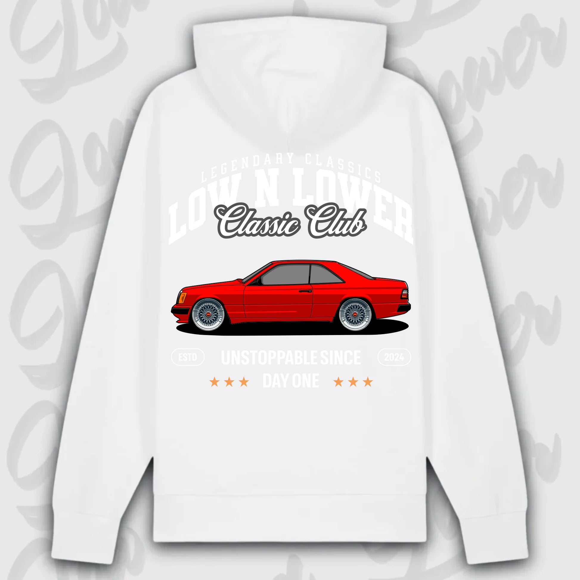 Hoodie w125 Coupe - personalisierbar Premium Hoodie White