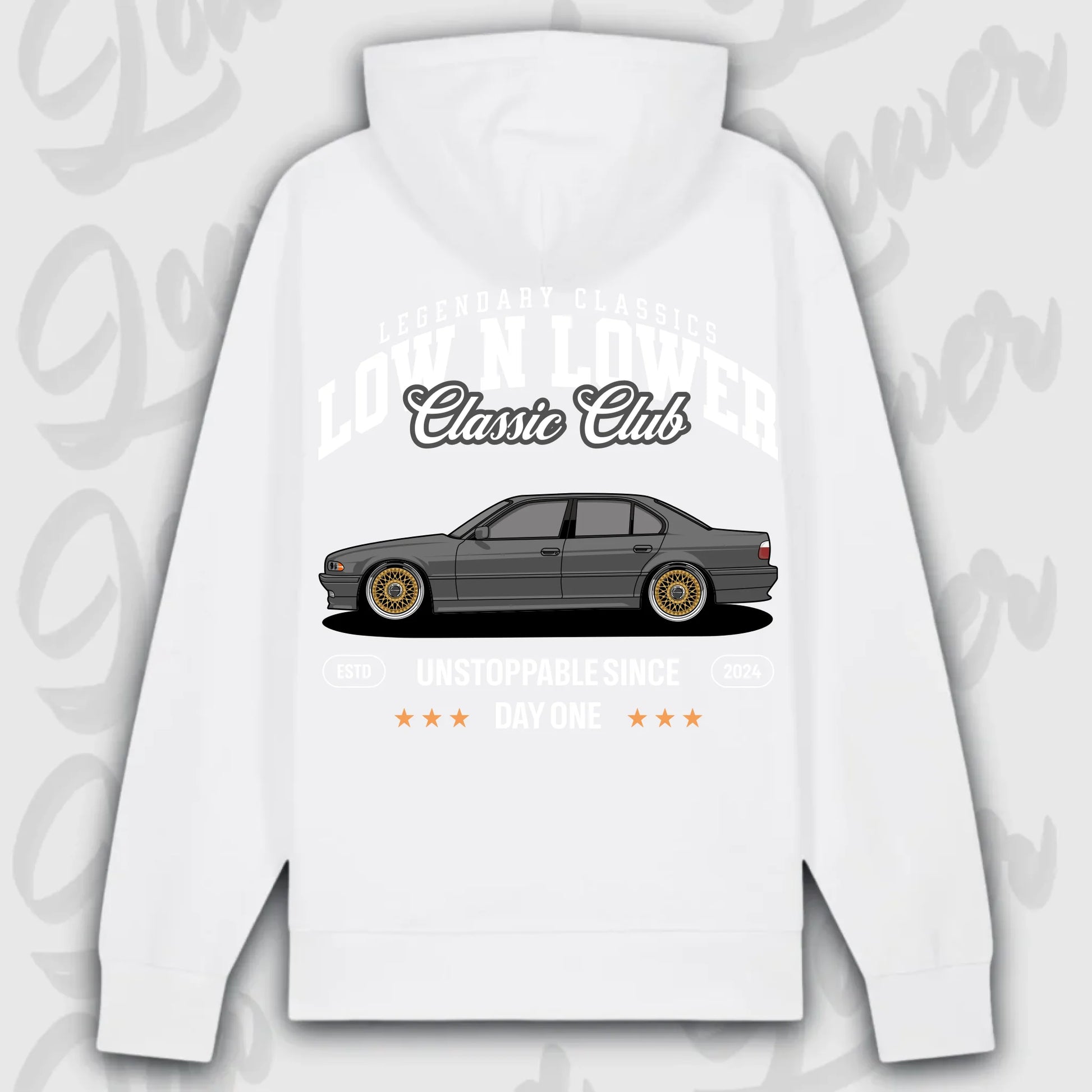 Hoodie E38 - personalisierbar Premium Hoodie White