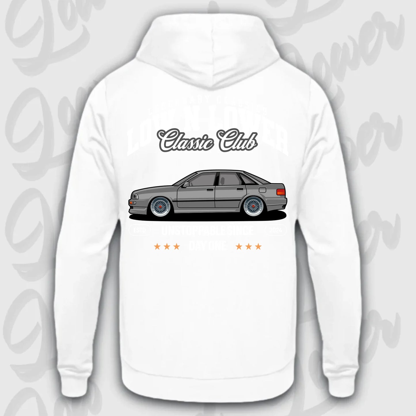 Hoodie Audi 80 - personalisierbar Standard Hoodie Arctic-White