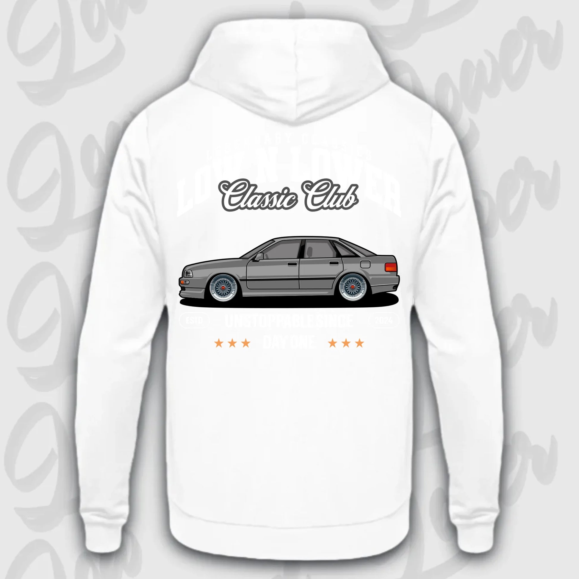 Hoodie Audi 80 - personalisierbar Standard Hoodie Arctic-White