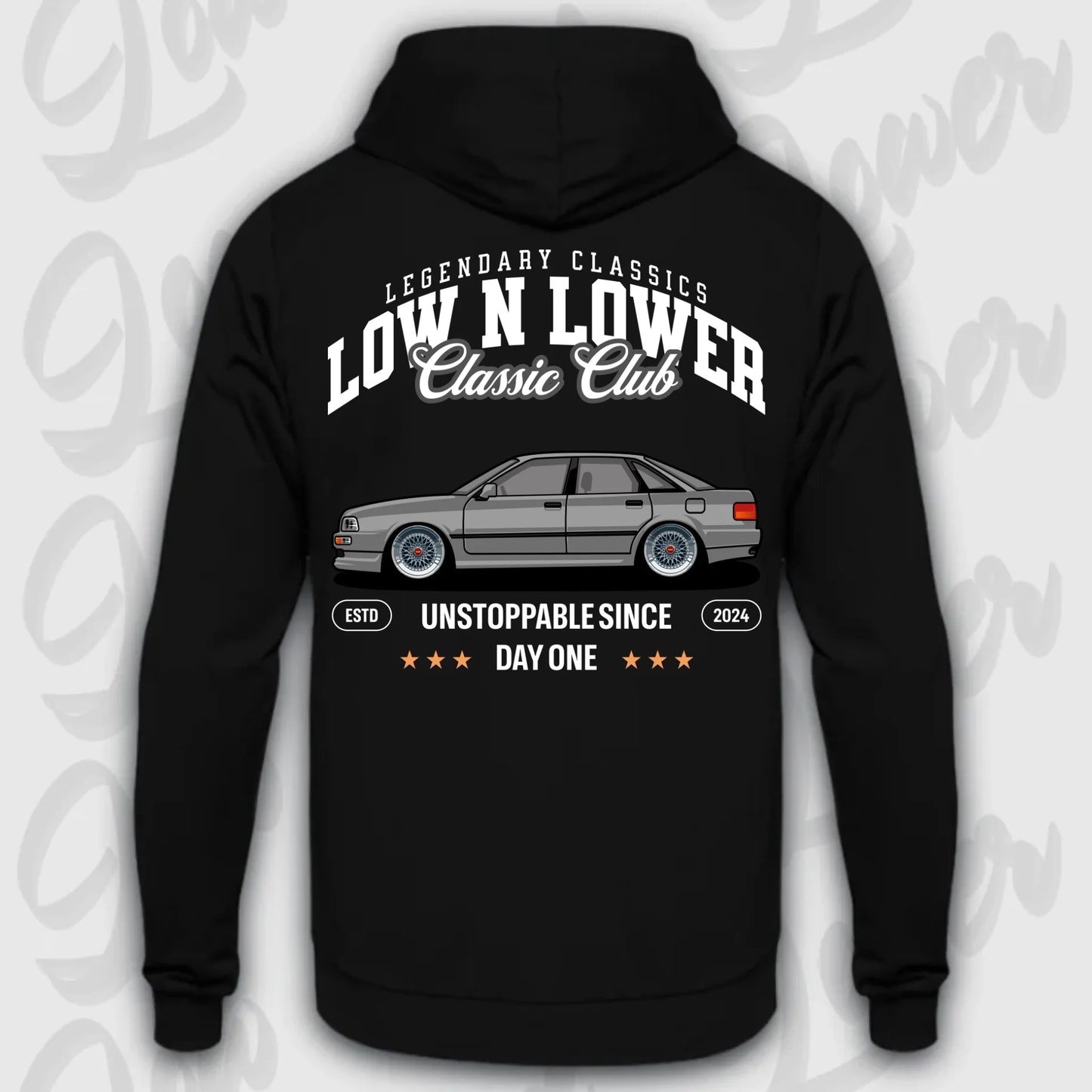 Hoodie Audi 80 - personalisierbar Standard Hoodie Deep-Black