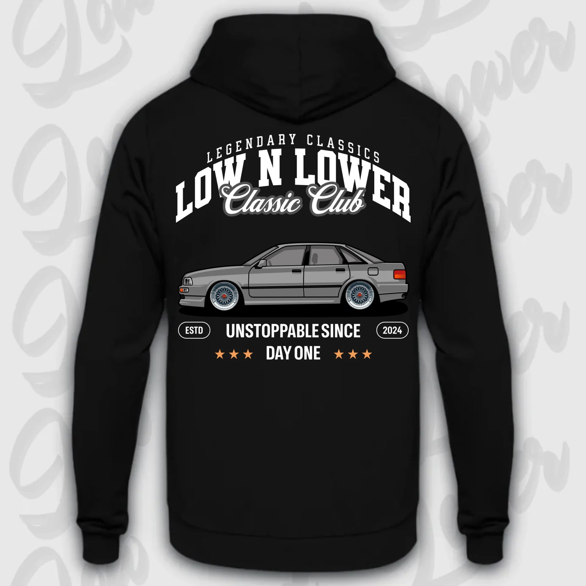 Hoodie Audi 80 - personalisierbar Standard Hoodie Deep-Black