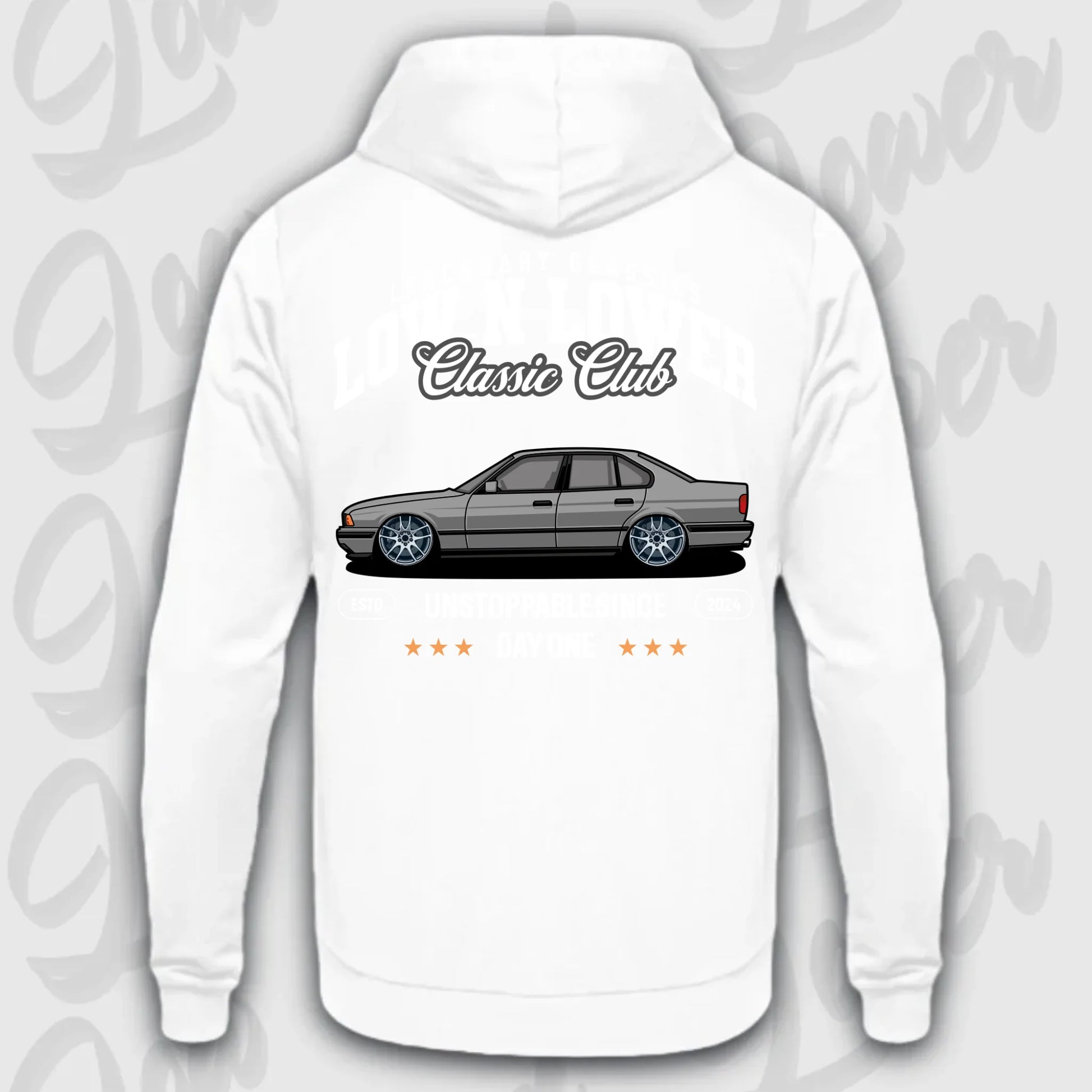 Hoodie E34 - personalisierbar Standard Hoodie Arctic-White