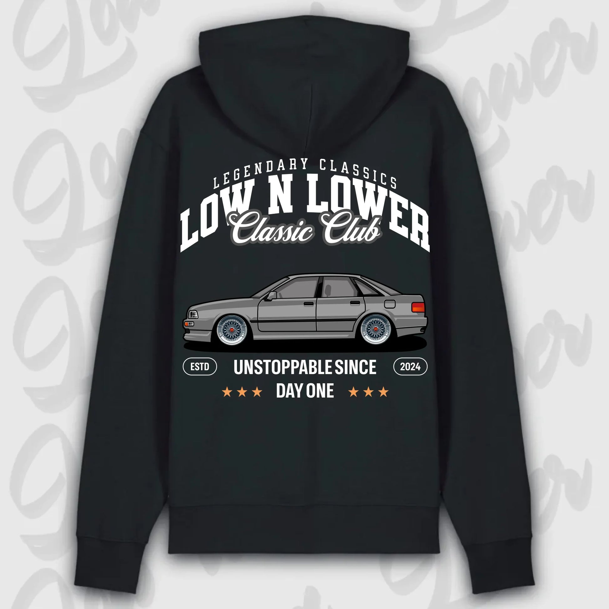 Hoodie Audi 80 - personalisierbar Premium Hoodie Black