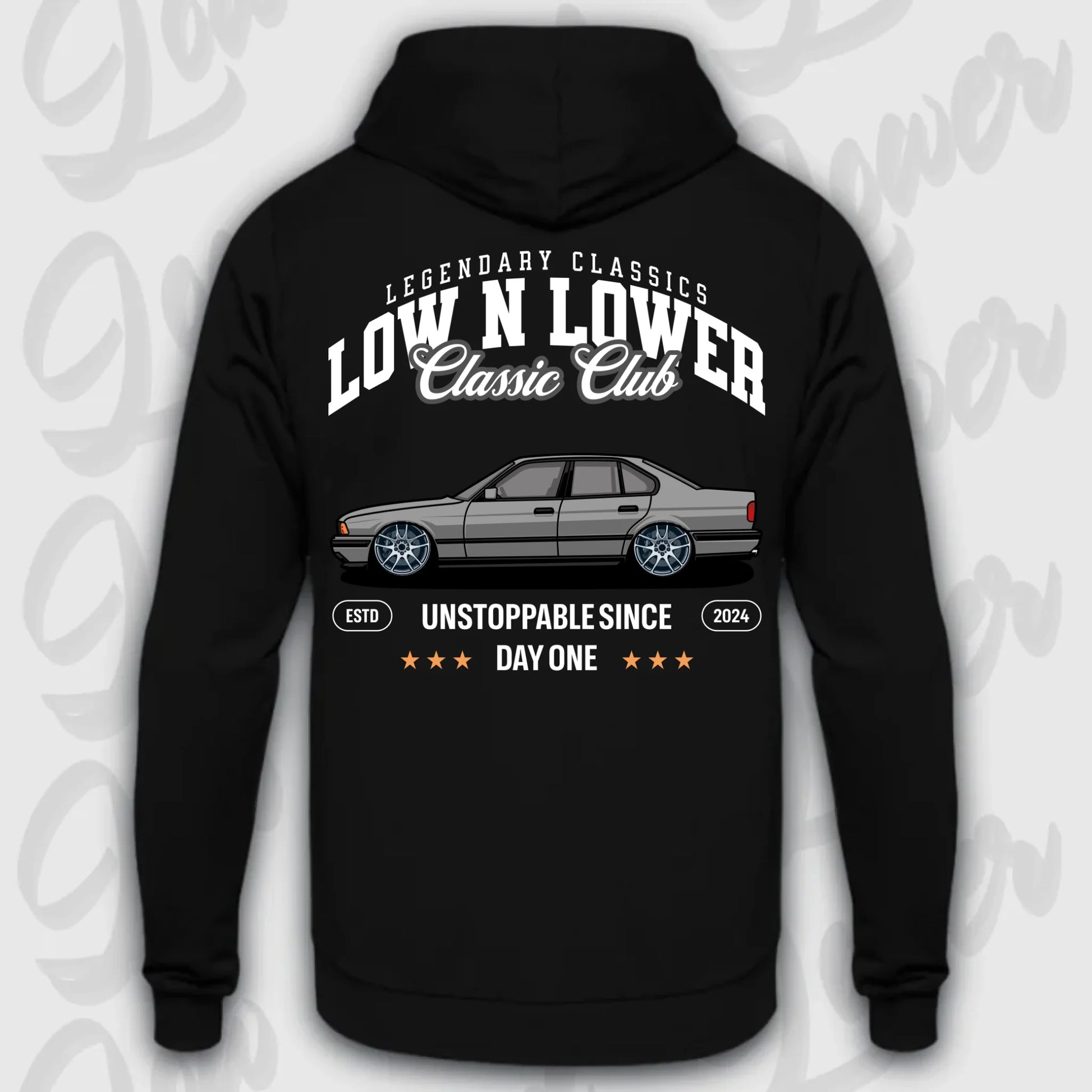 Hoodie E34 - personalisierbar Standard Hoodie Deep-Black