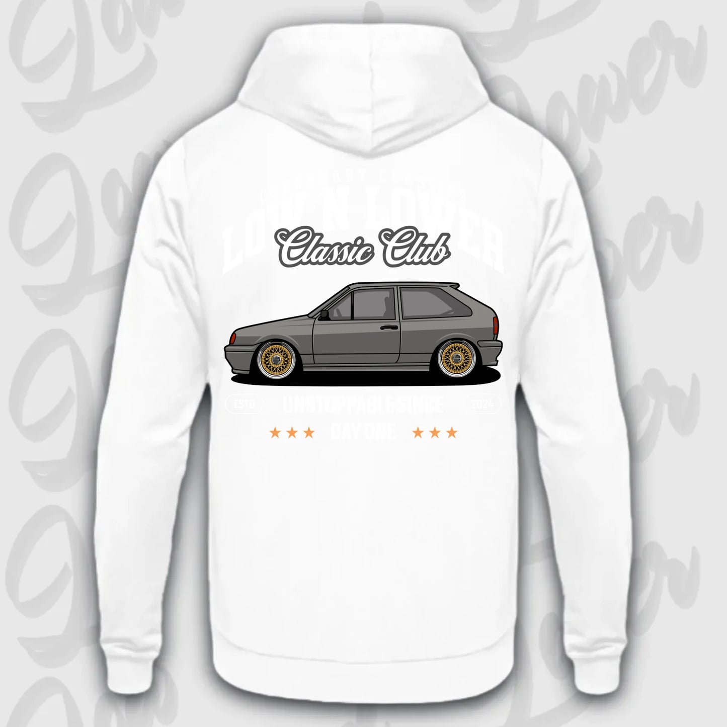Hoodie Polo 2F - personalisierbar Standard Hoodie Arctic-White