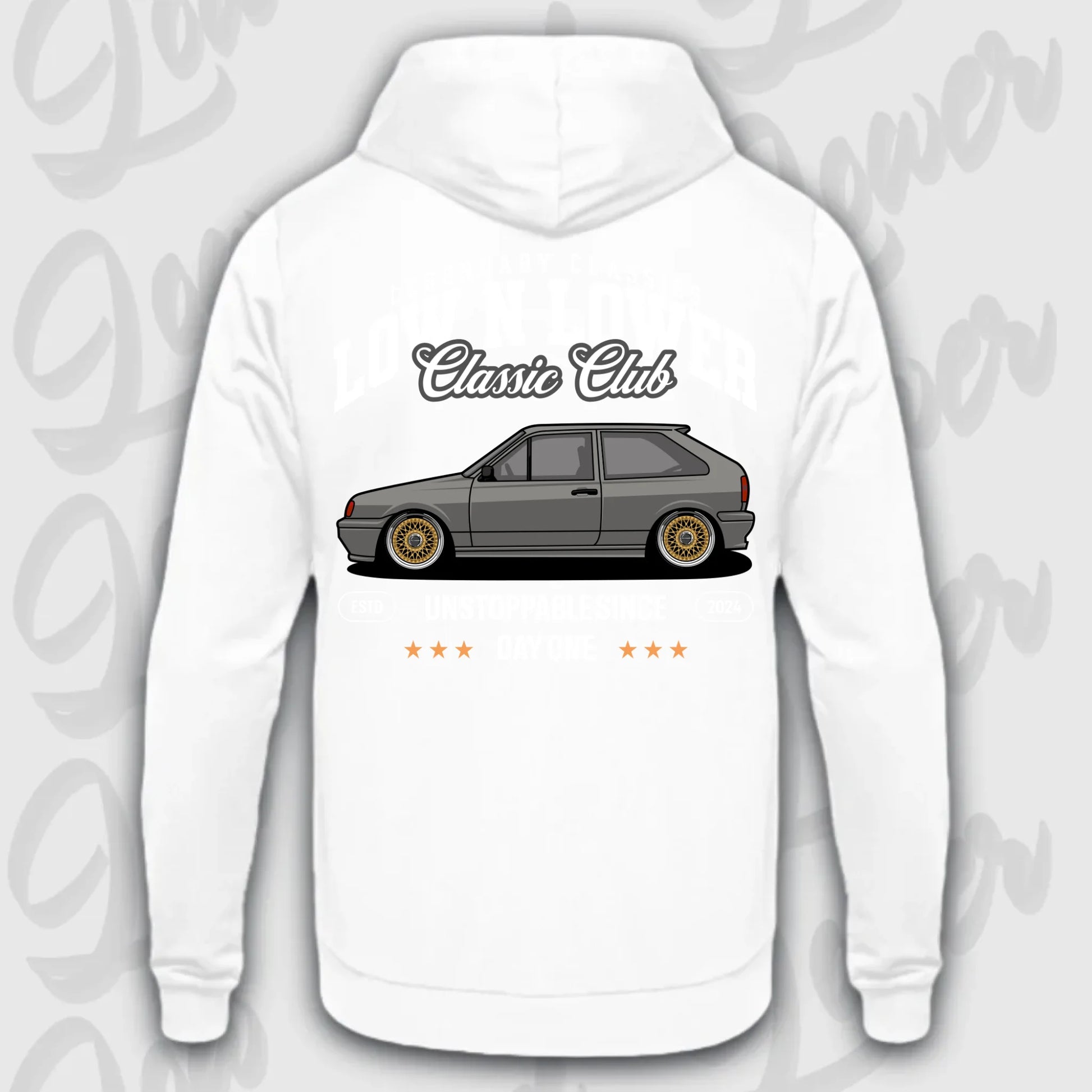 Hoodie Polo 2F - personalisierbar Standard Hoodie Arctic-White