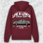 Hoodie Audi 80 - personalisierbar Premium Hoodie Burgundy
